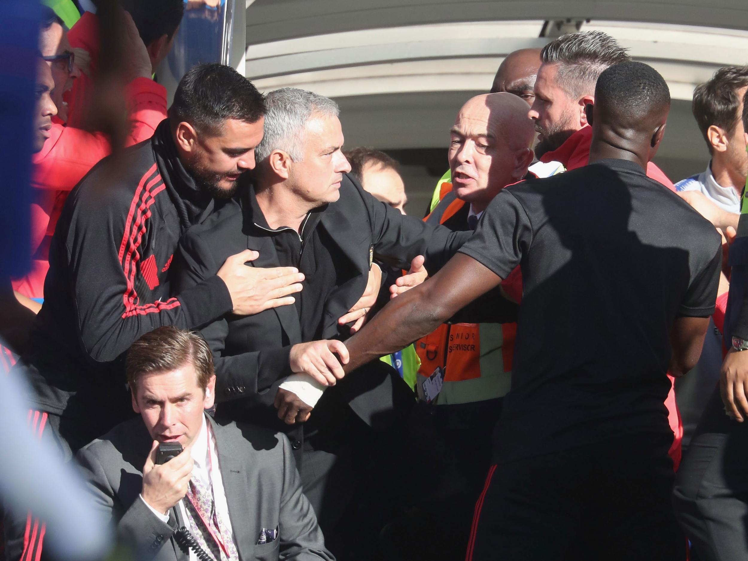 Mourinho confronted Ianni over his celebrations