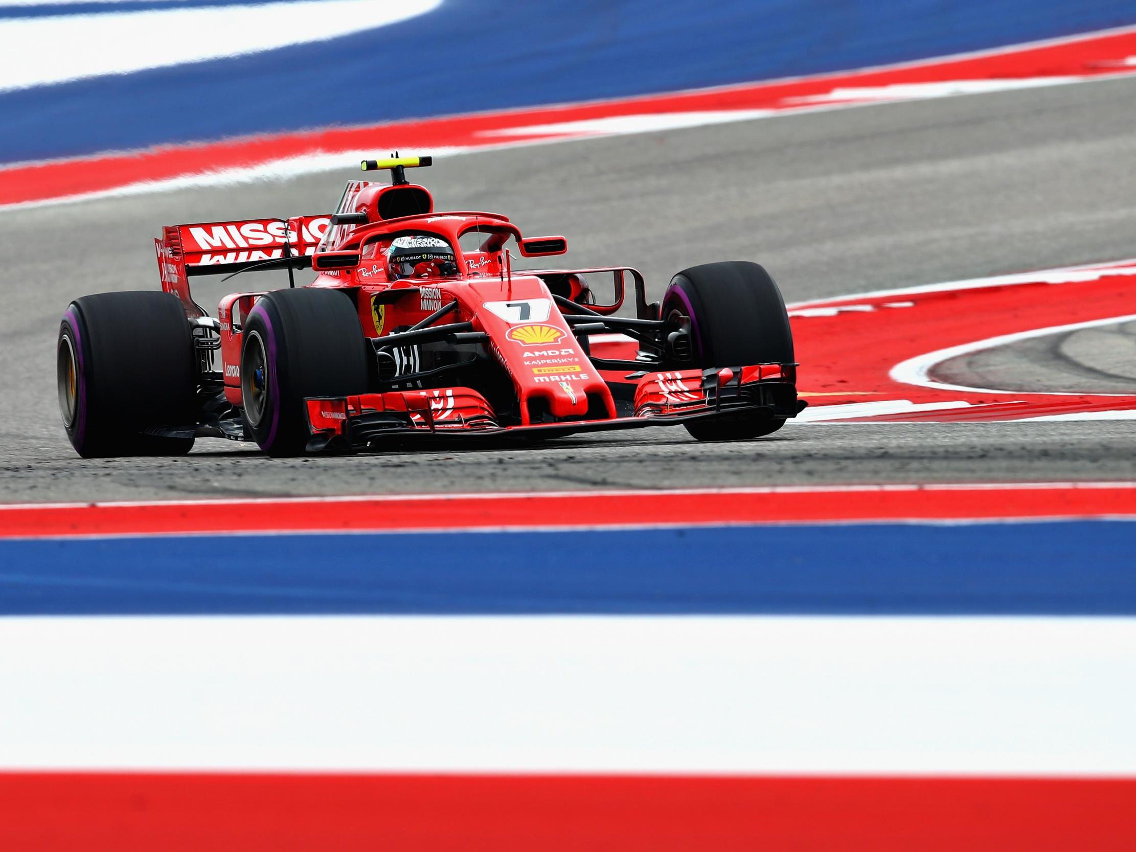 Raikkonen starts in second place on Sunday