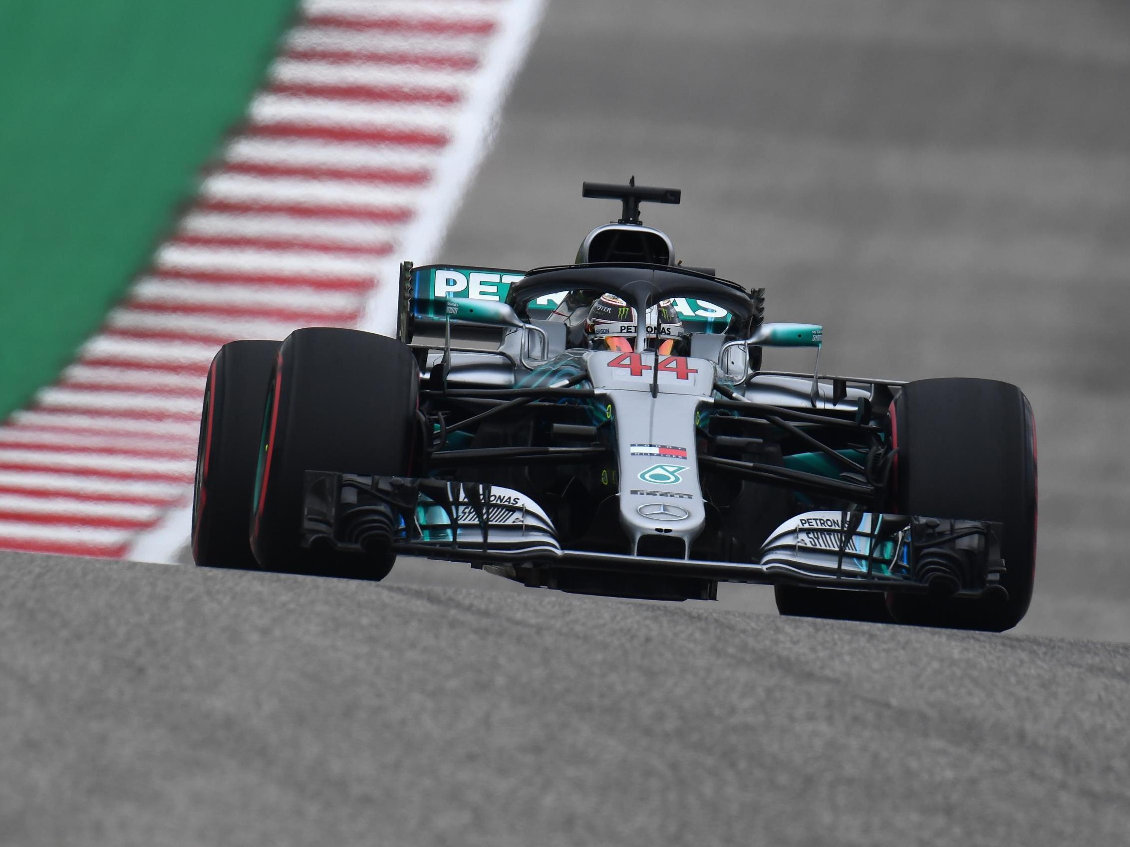 Lewis Hamilton will start the US Grand Prix from pole position