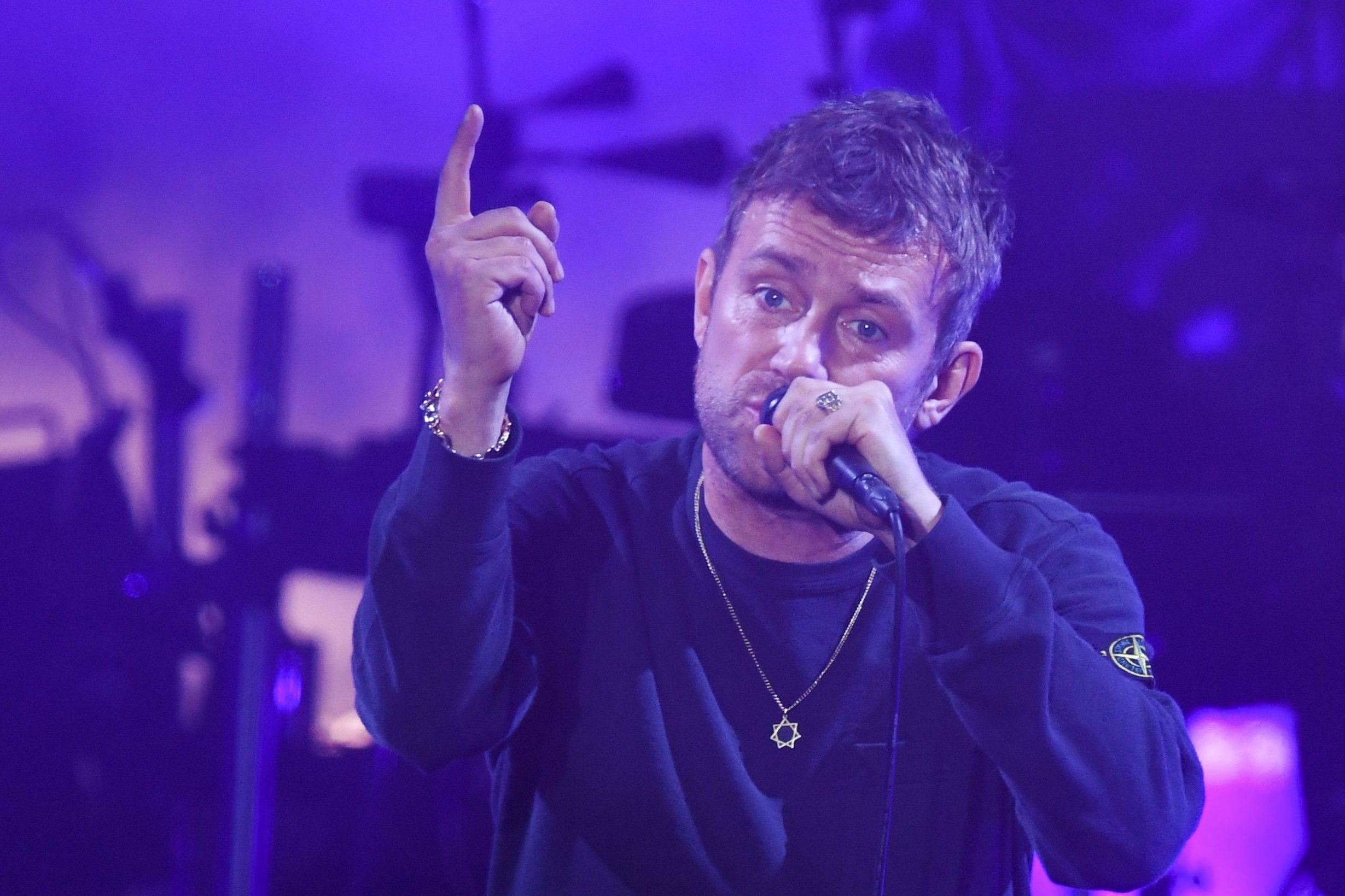 Damon Albarn from Gorillaz performs at Demon Dayz Festival LA, 20 October