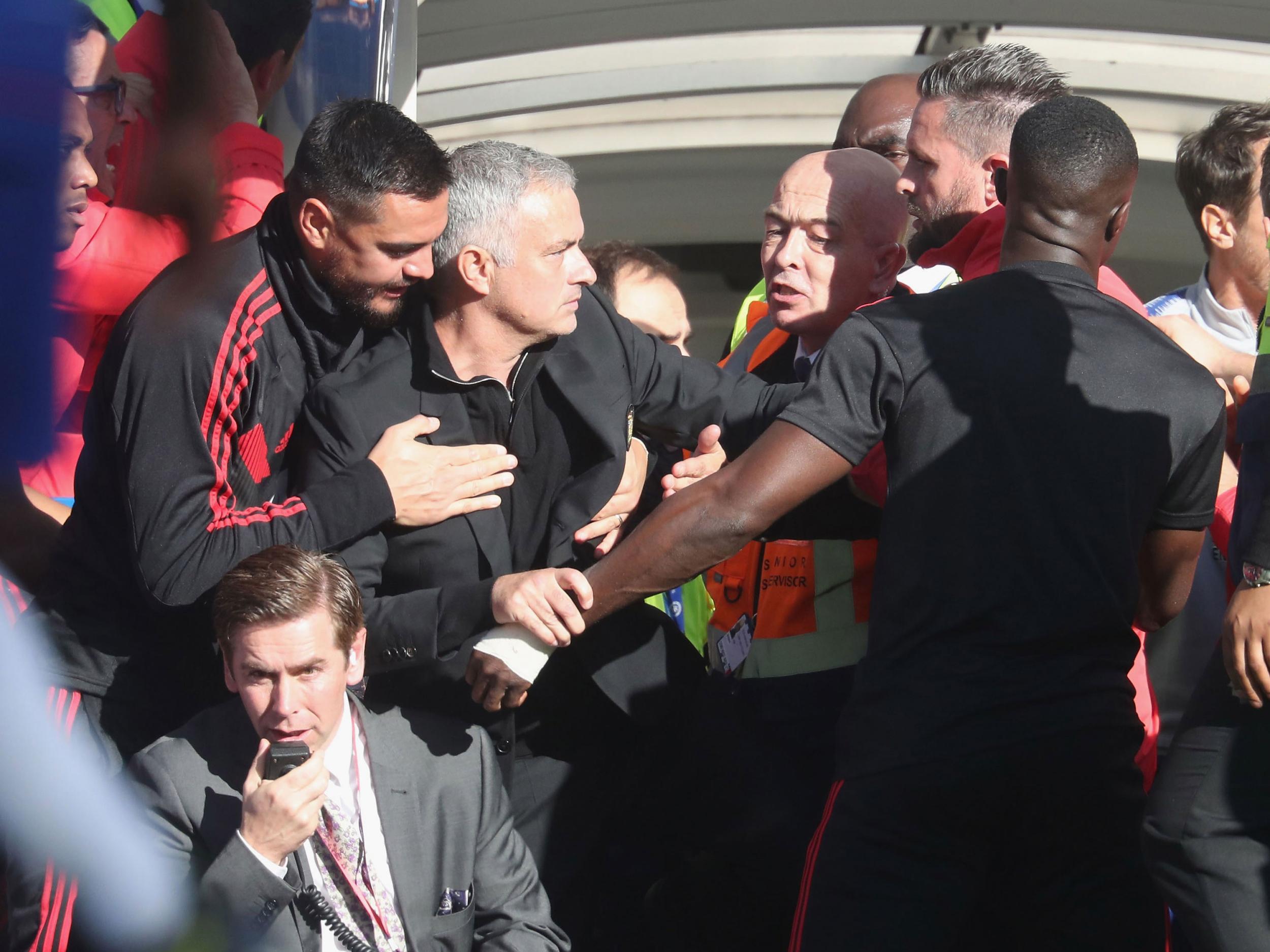 Jose Mourinho attempted to confront Marco Ianni over his behaviour