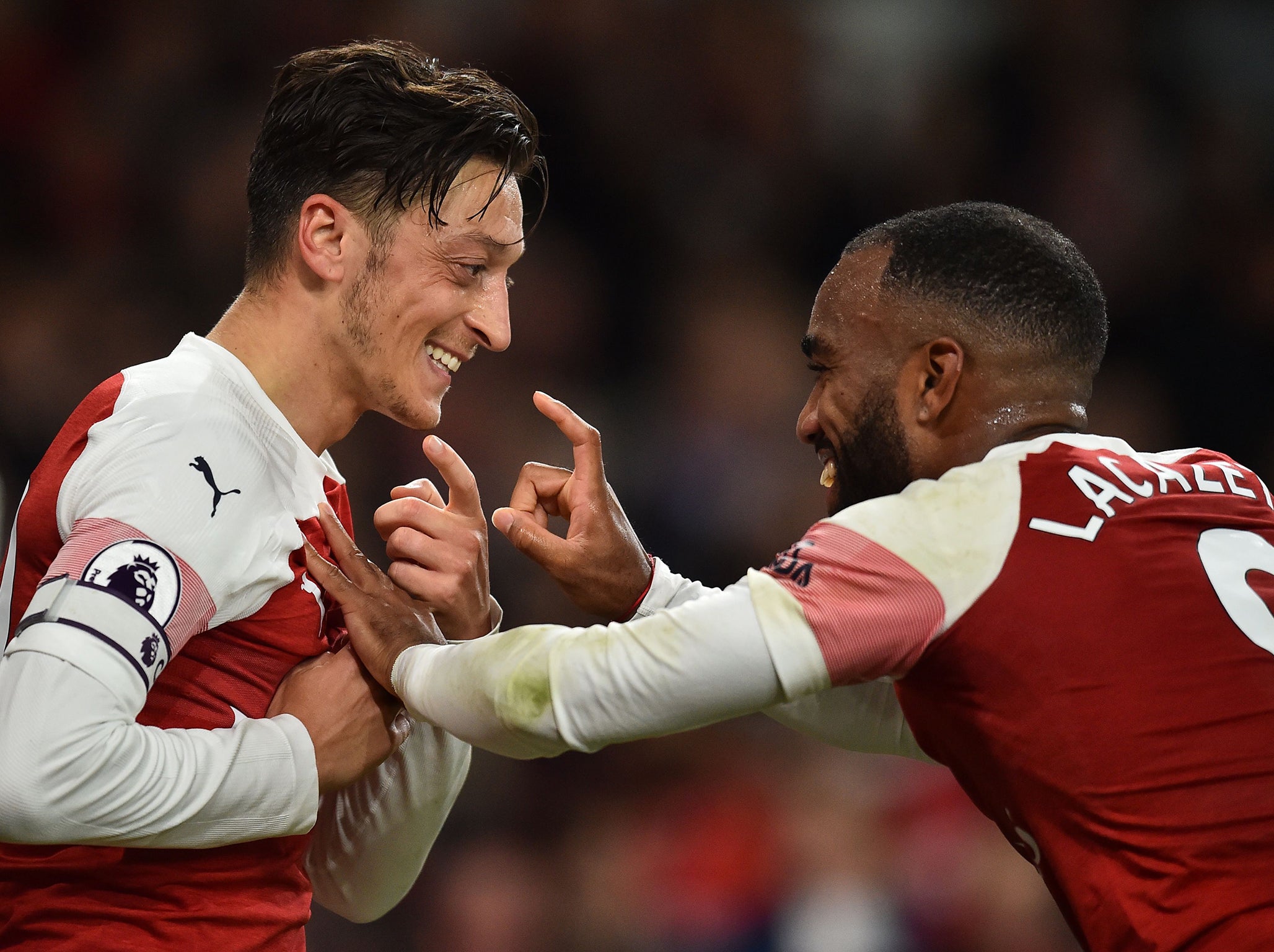 Ozil inspired Arsenal's thrilling comeback against Leicester