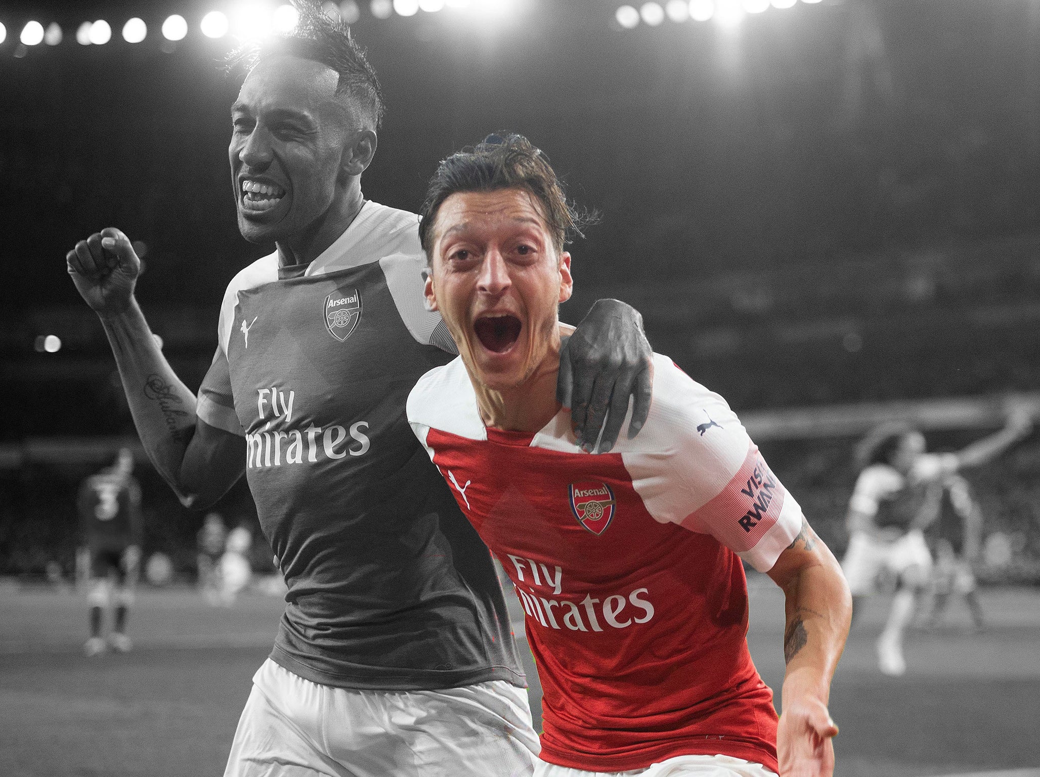 Mesut Ozil was superb against Leicester