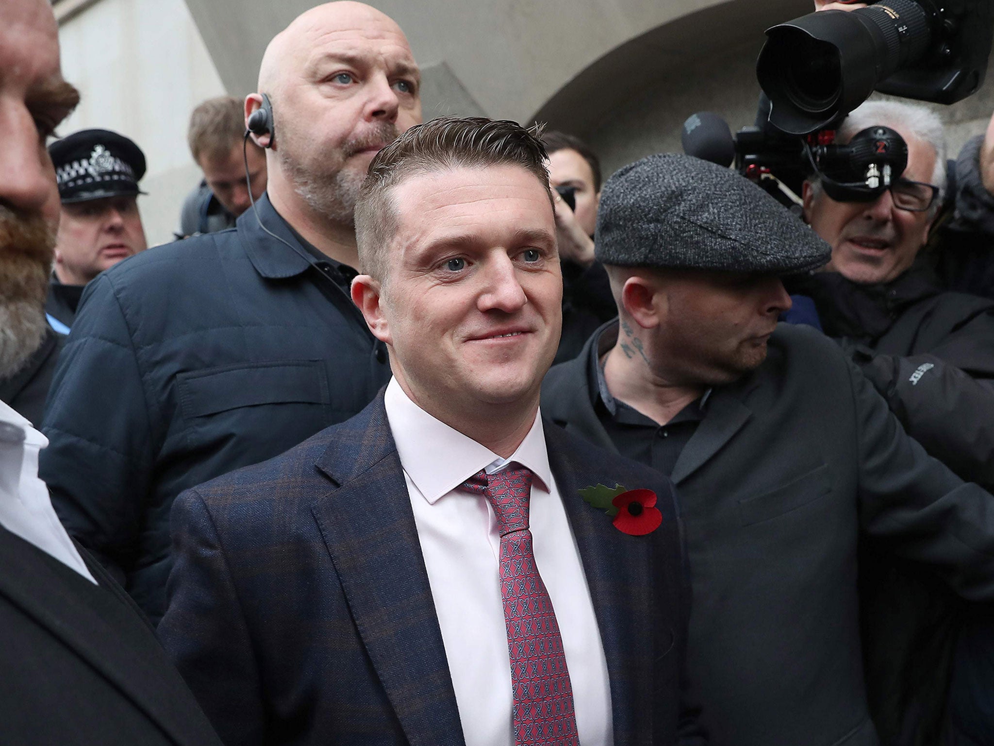 Tommy Robinson has capitalised on a surge of support since being jailed in May