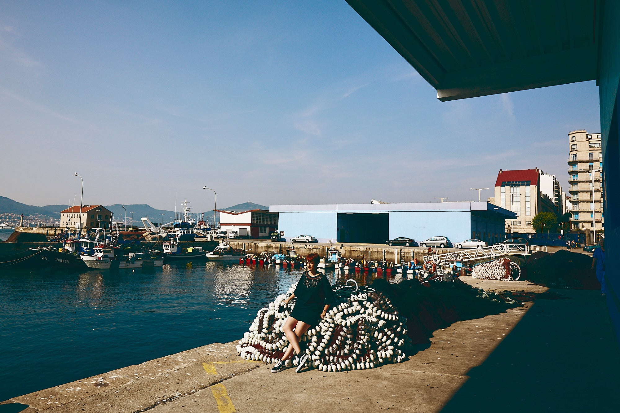 Lace-maker Marian Nuñez