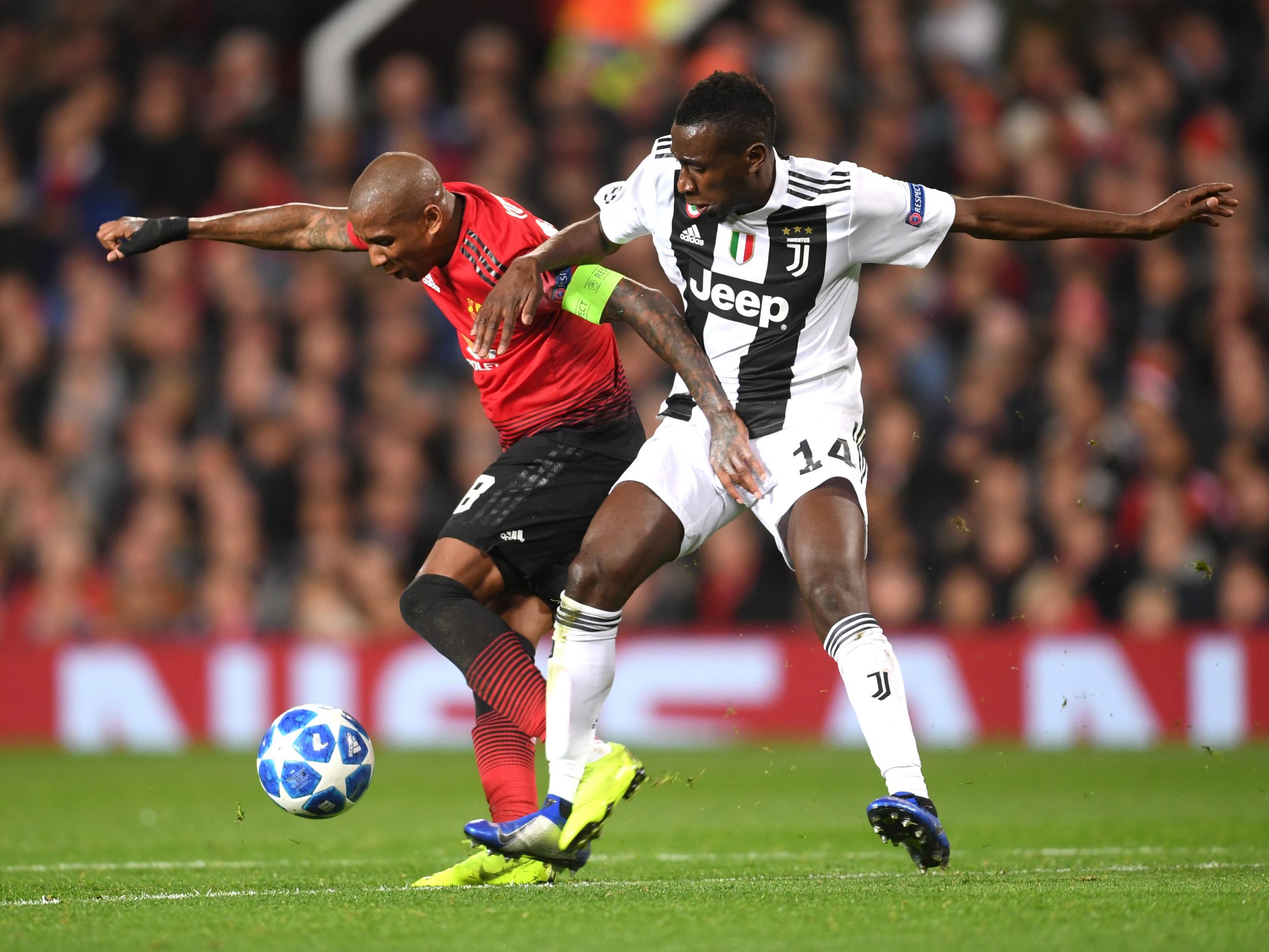 Manchester United struggled to deal with Juventus' energy