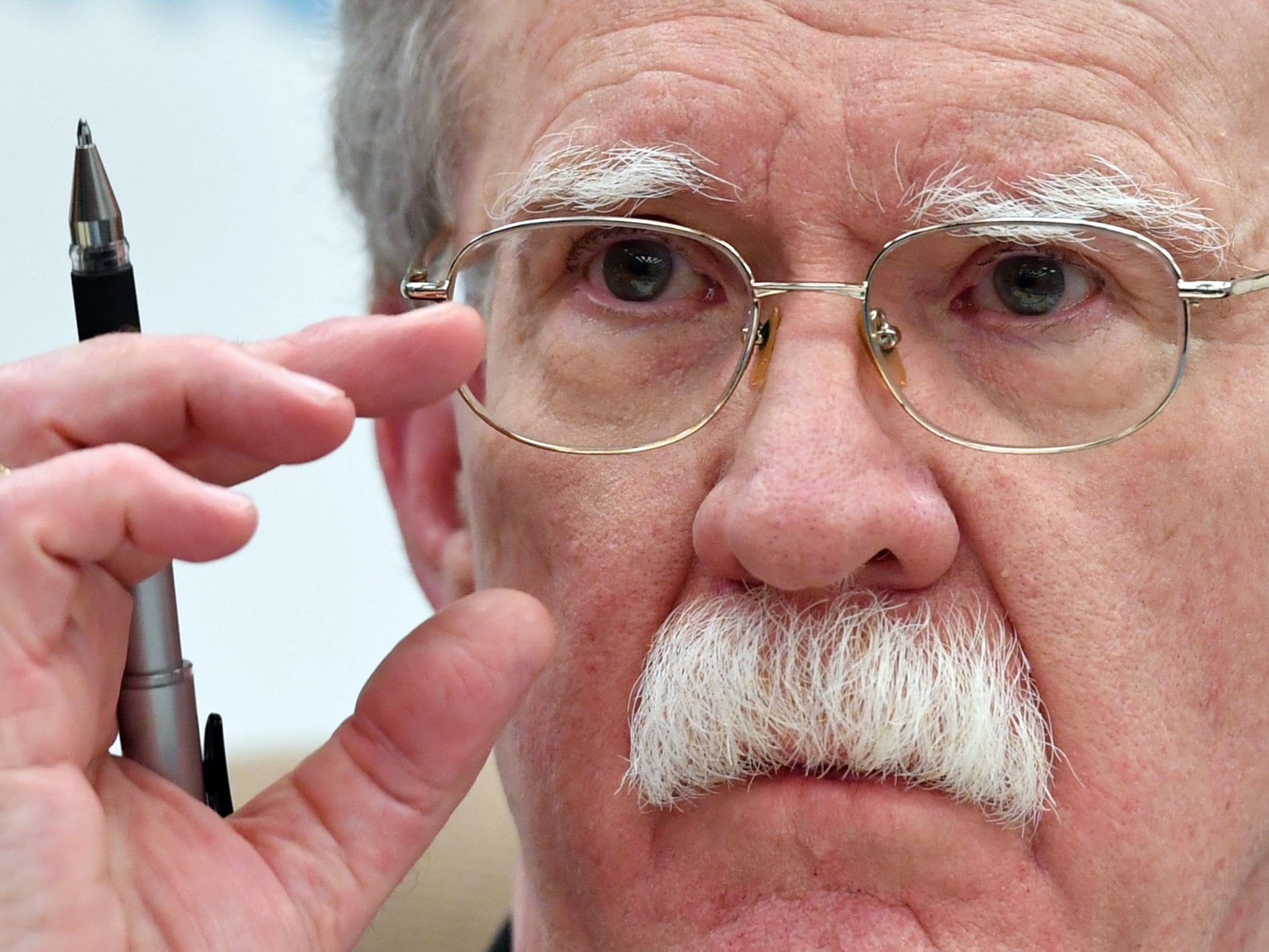 US National Security Adviser John Bolton warned officials in Moscow he considered Russian interference "intolerable."