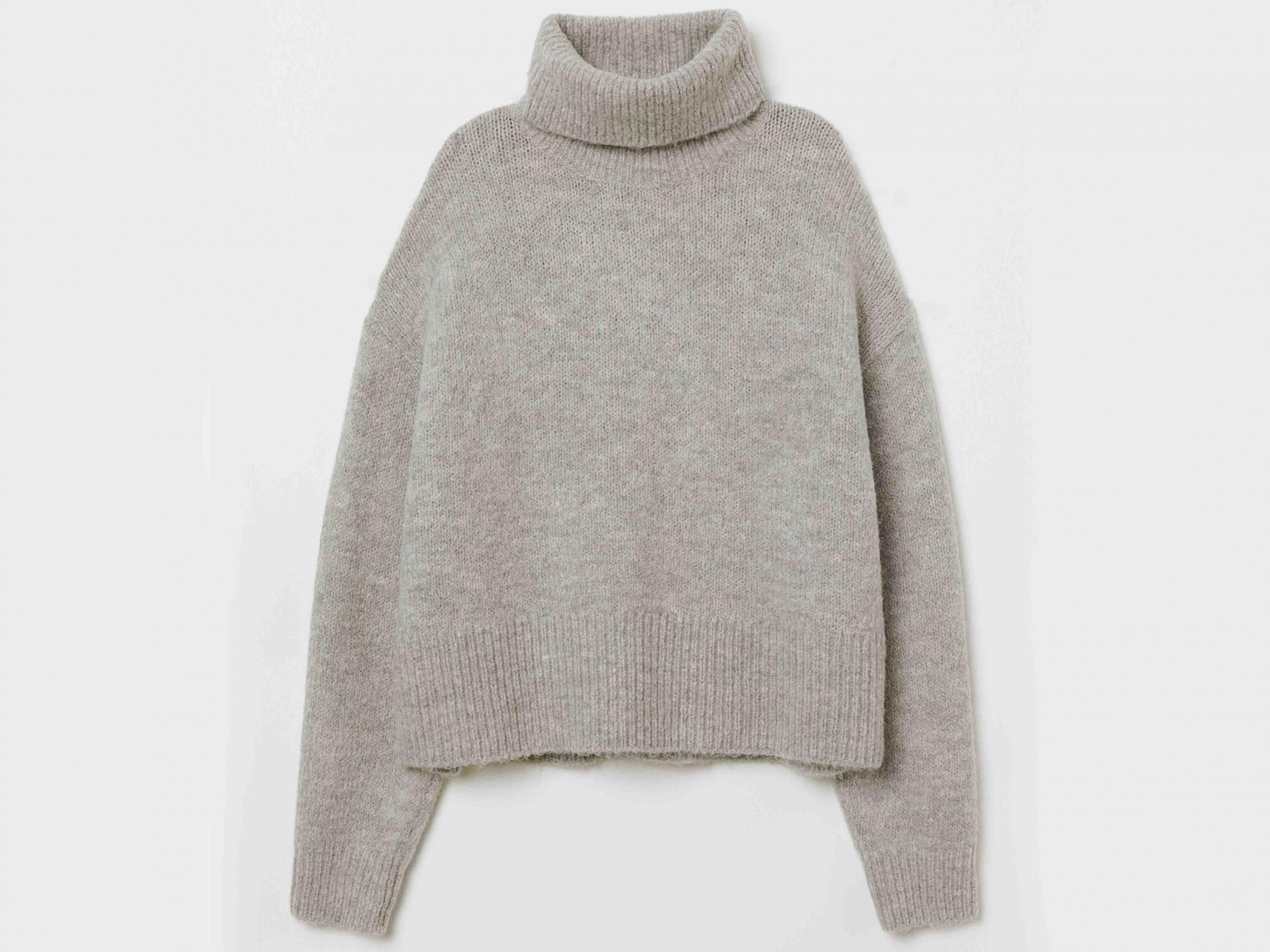 Knitted polo-neck jumper, £24.99, H&amp;M