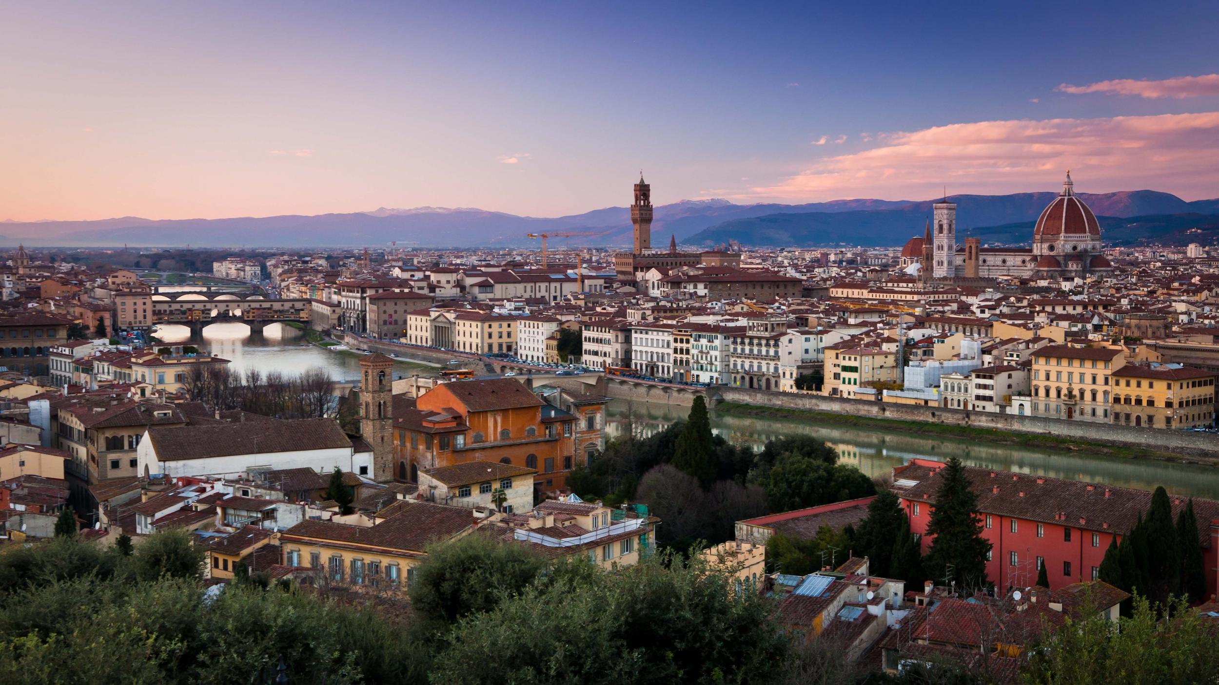 The Tuscan city of Florence is the end point of a four-day walking tour