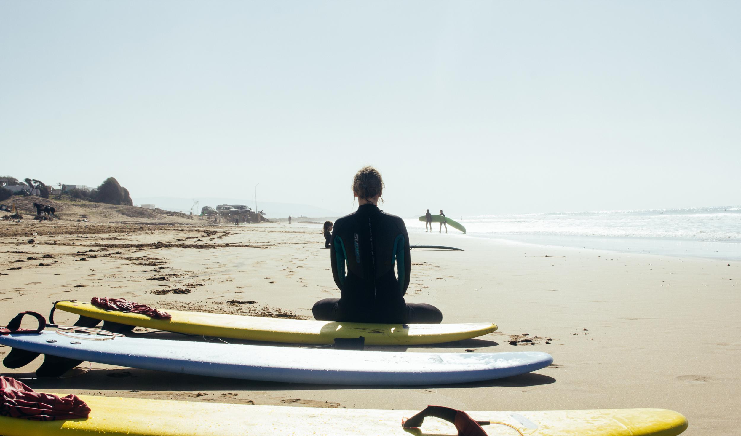 Surfing in Taghazout, Morocco