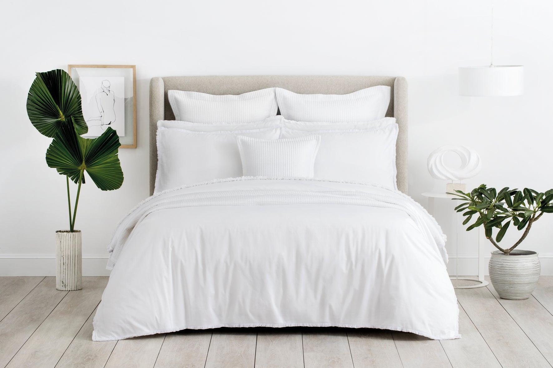 Cranbrook white quilt cover