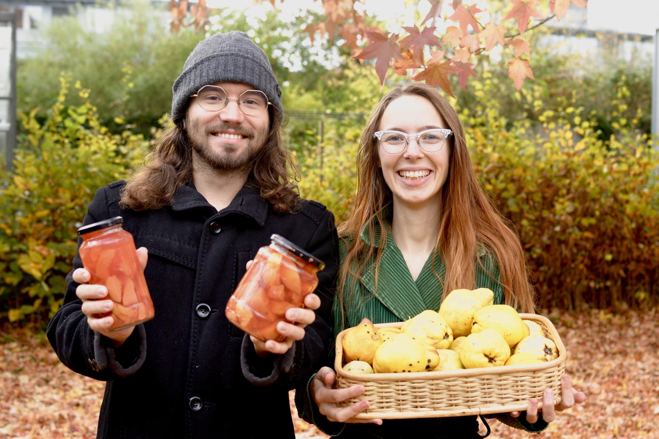 Sophie and Paul Collins survived on food waste for a month