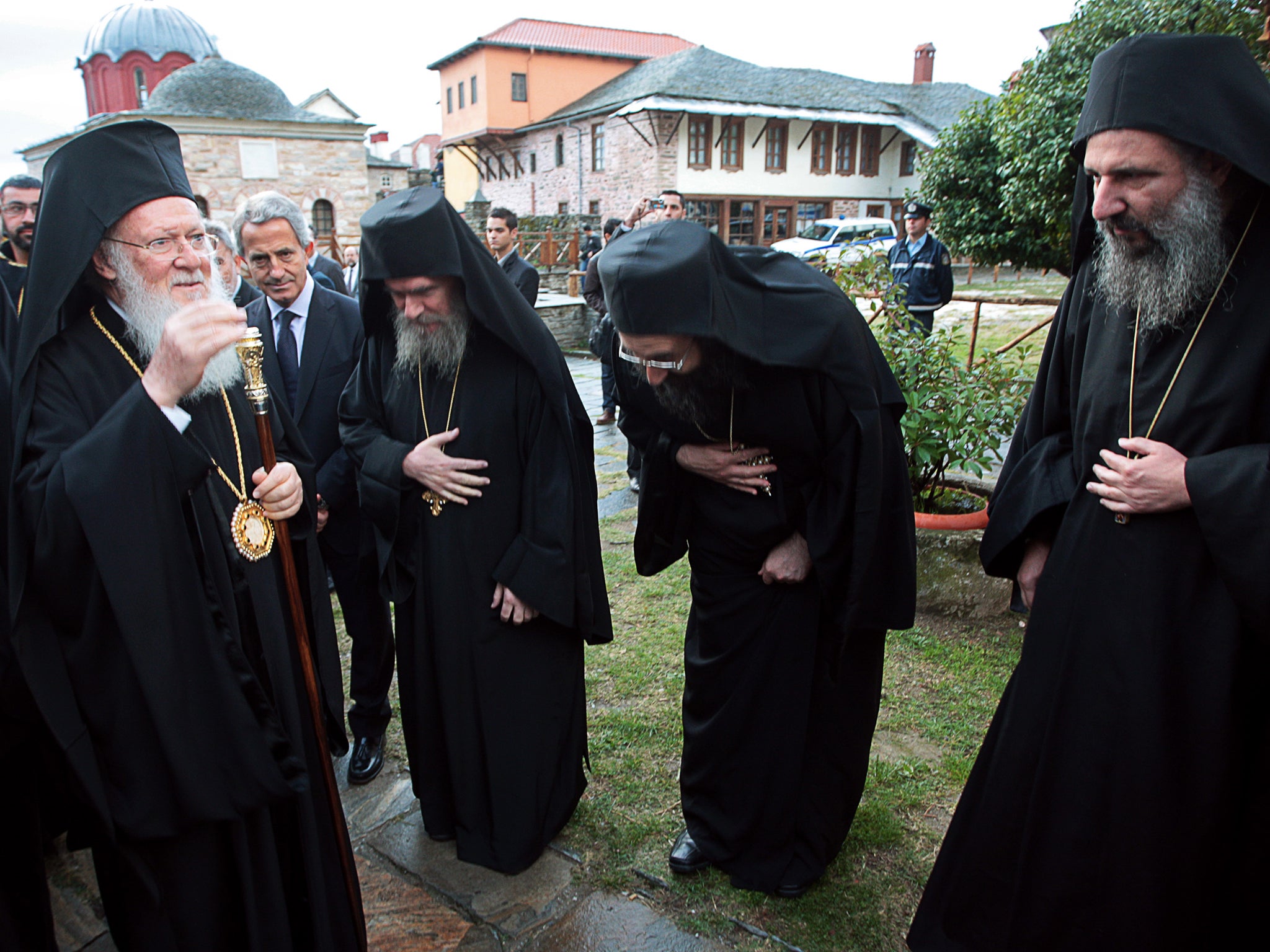 Monks have live on the mountain since the sixth century