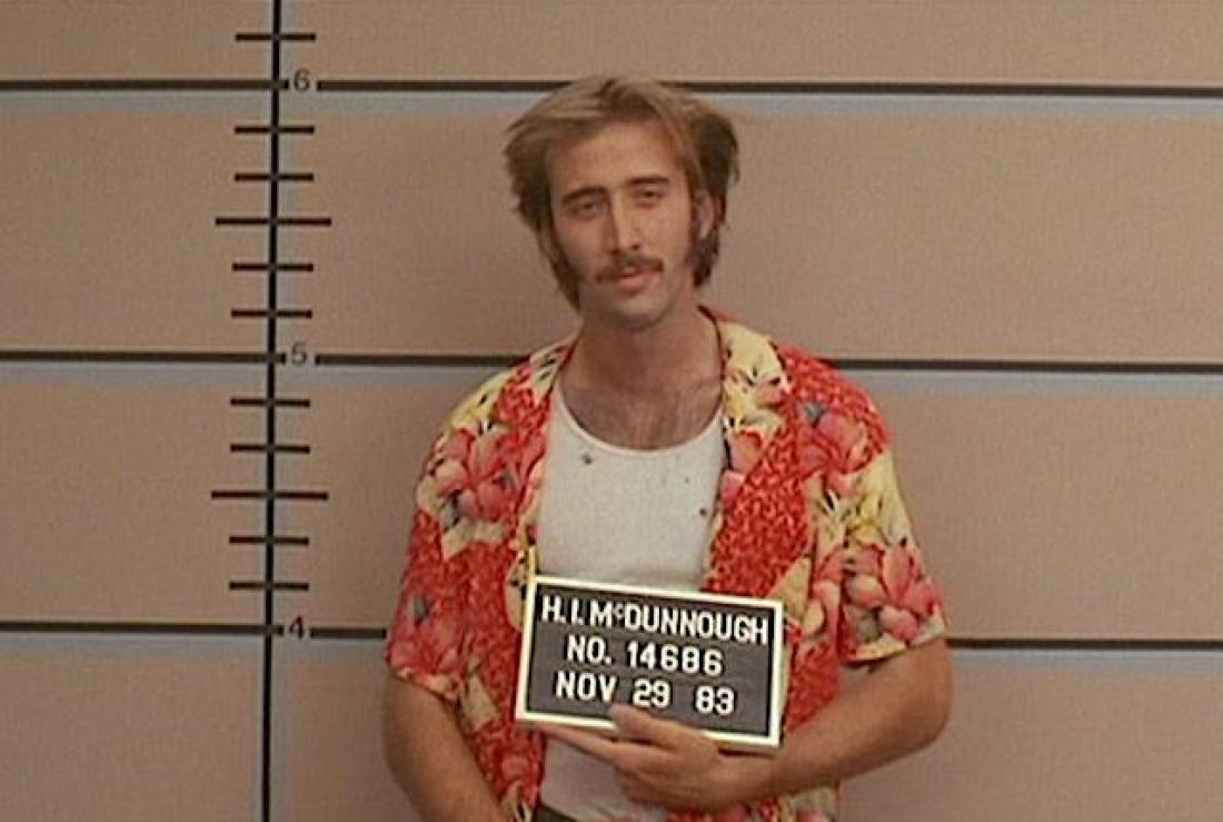 Nic Cage in 'Raising Arizona'