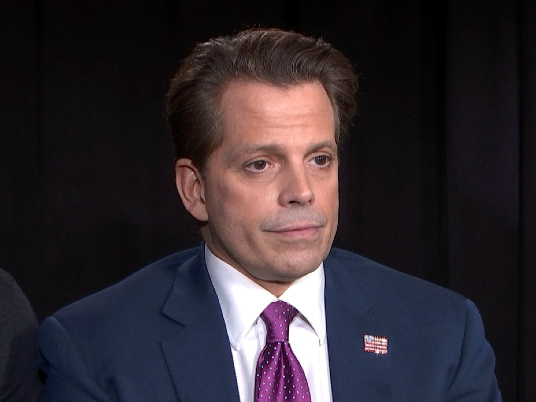 Former White House Director of Communications Anthony Scaramucci during an interview in New York on Wednesday 24 October 2018