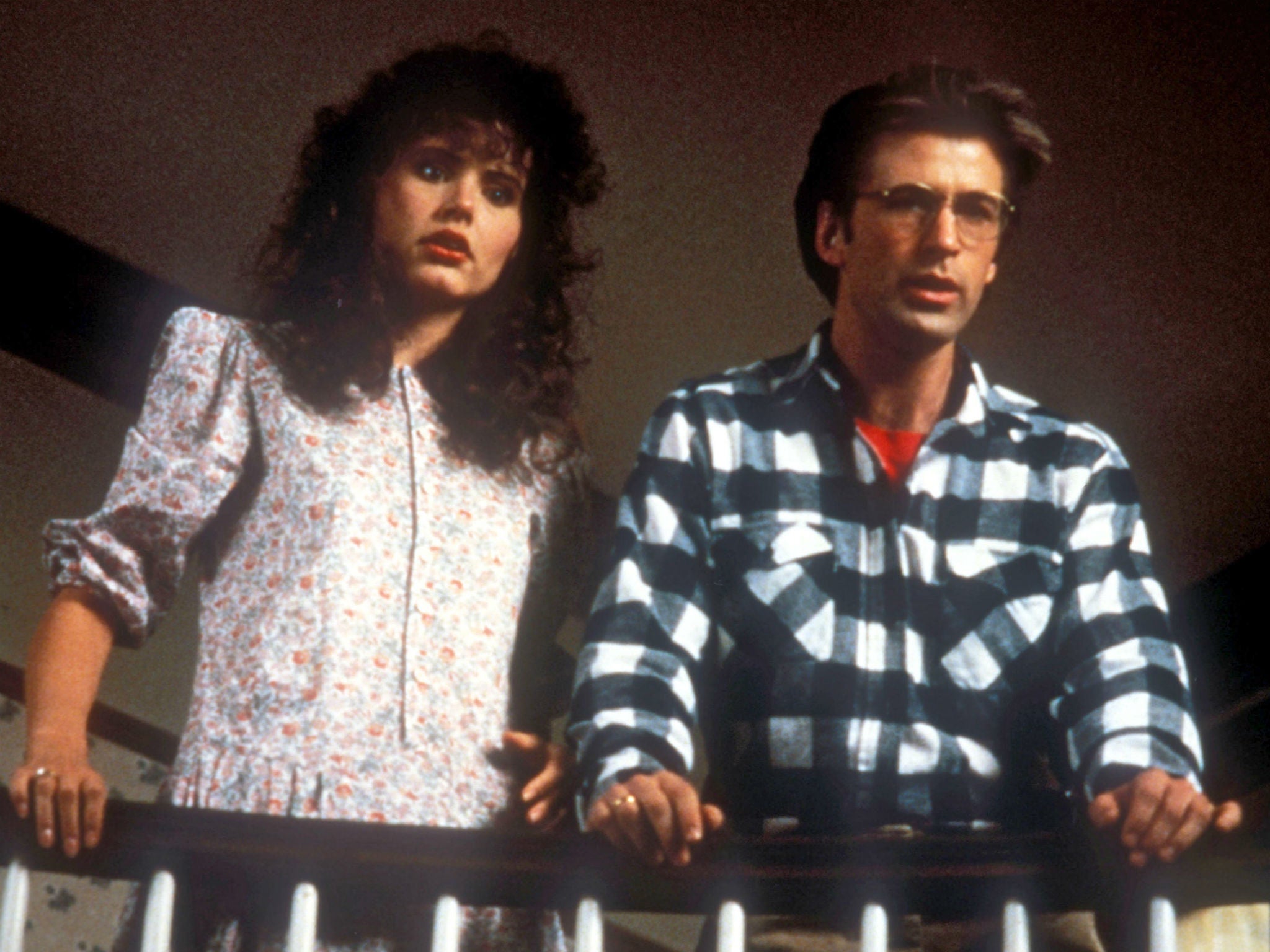 Geena Davis and Alec Baldwin in ‘Beetlejuice’