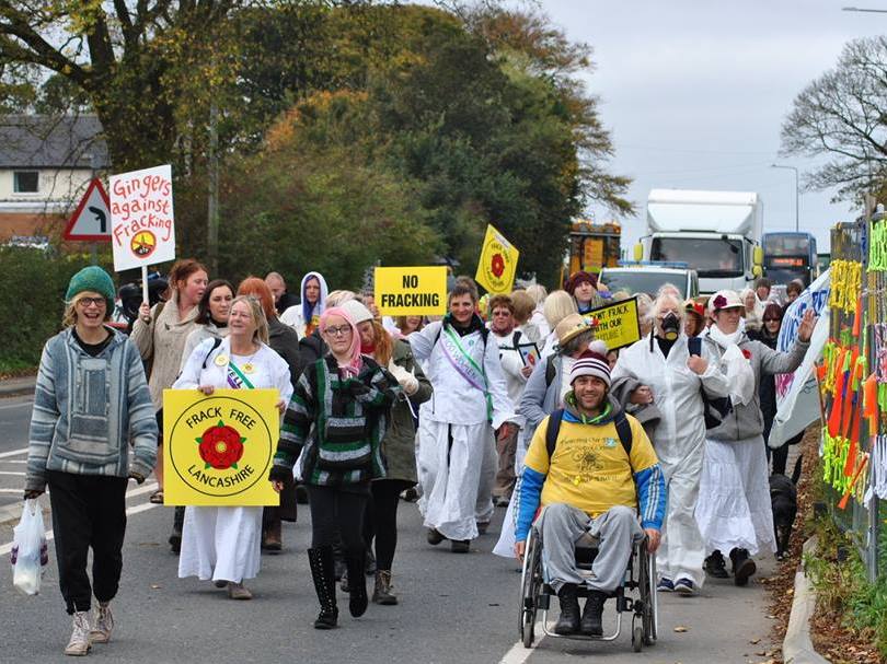 Anti-fracking protesters at Preston New Road are defiant