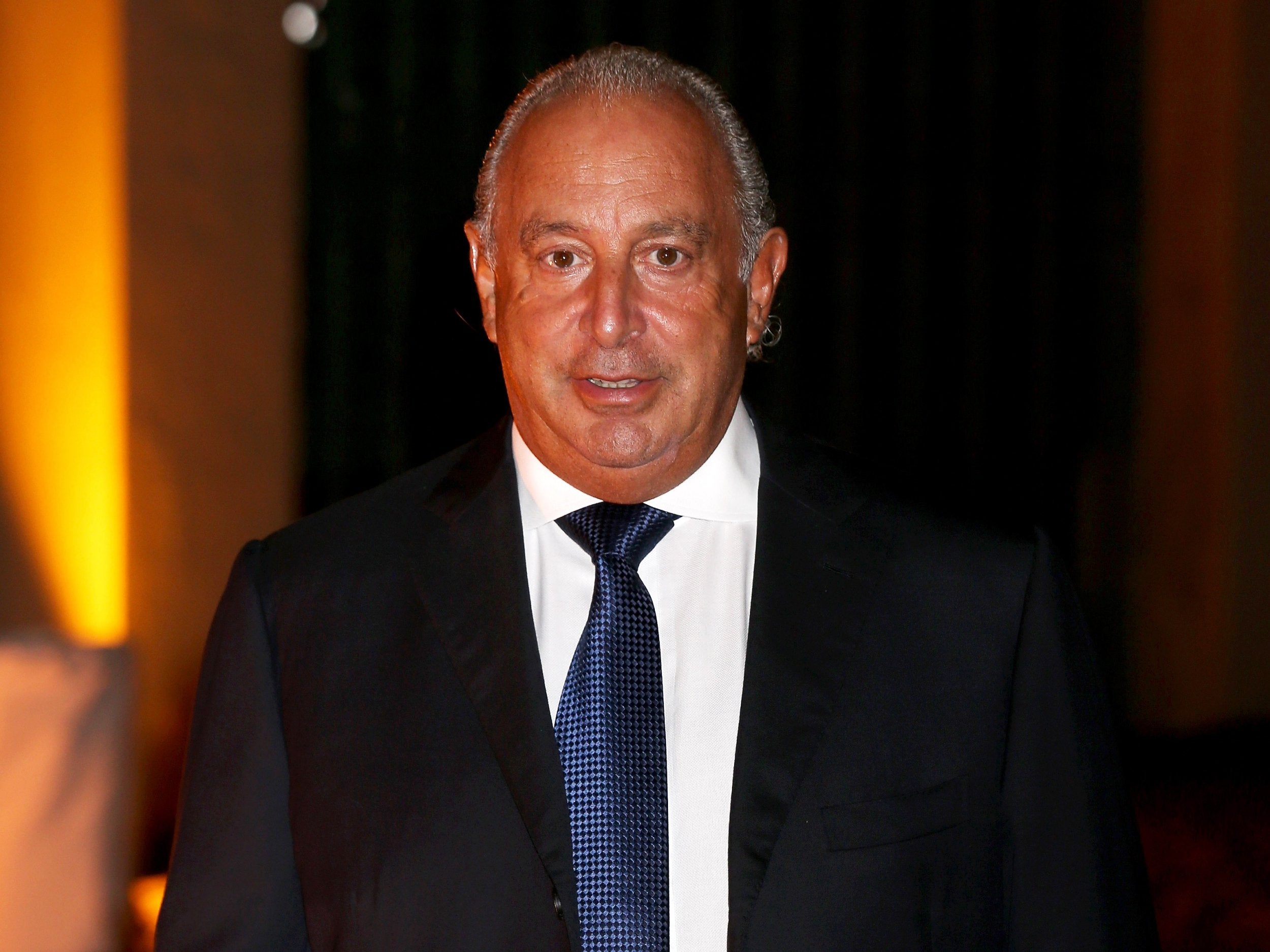 Retail businessman Sir Philip Green