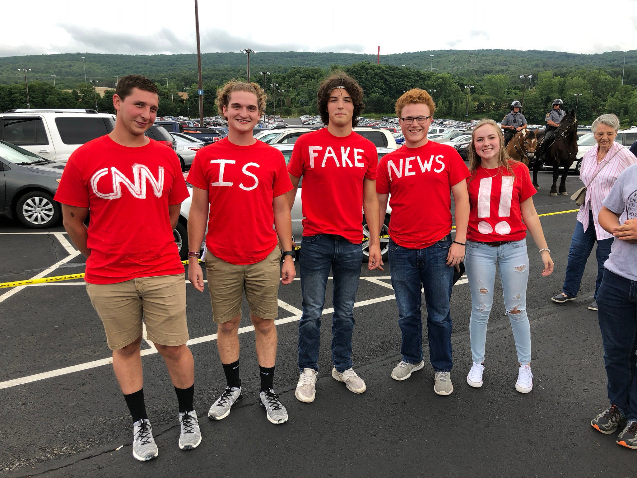 Trump supporters at a Trump rally in Wilkes-Barre, Pennsylvania in August 2018 (The Washington Post/Philip Bump )