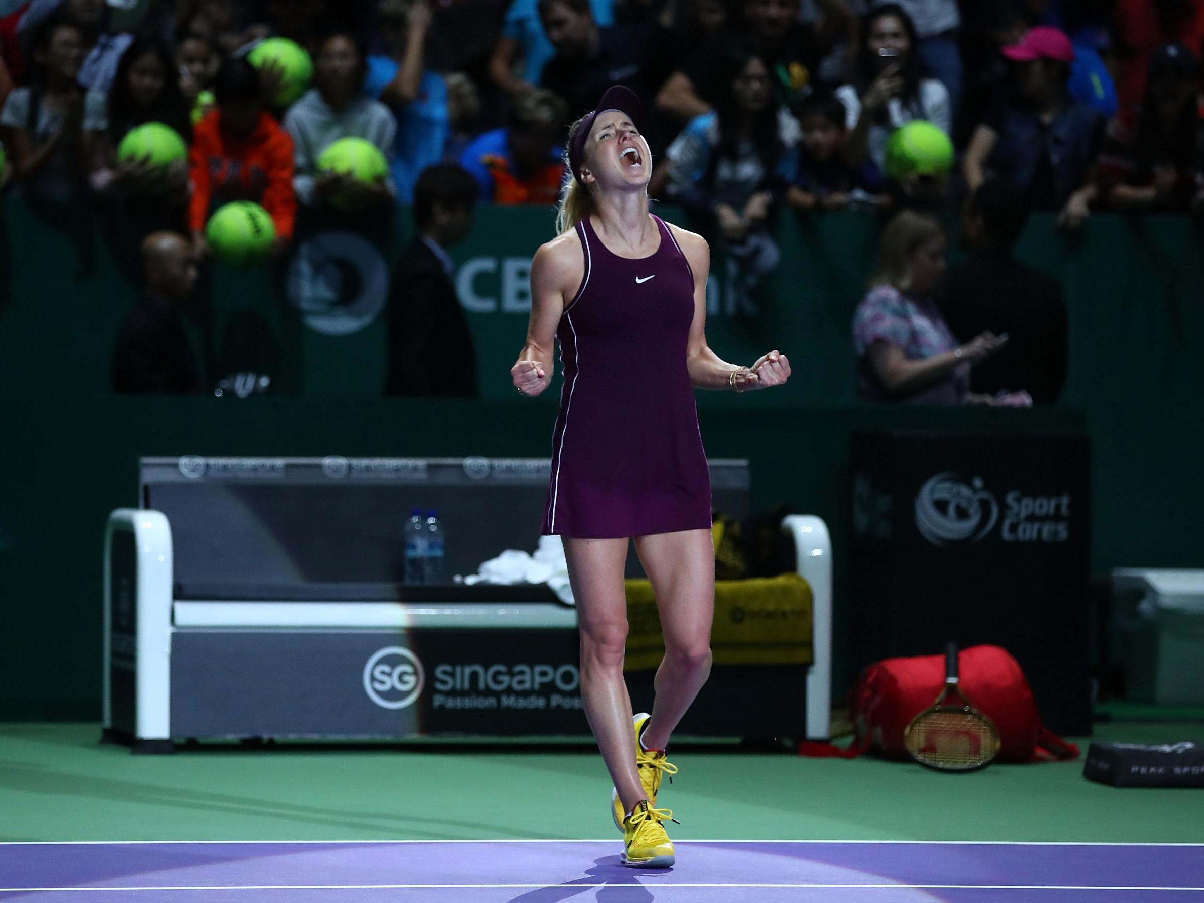 Elina Svitolina beat Kiki Bertens to reach the final