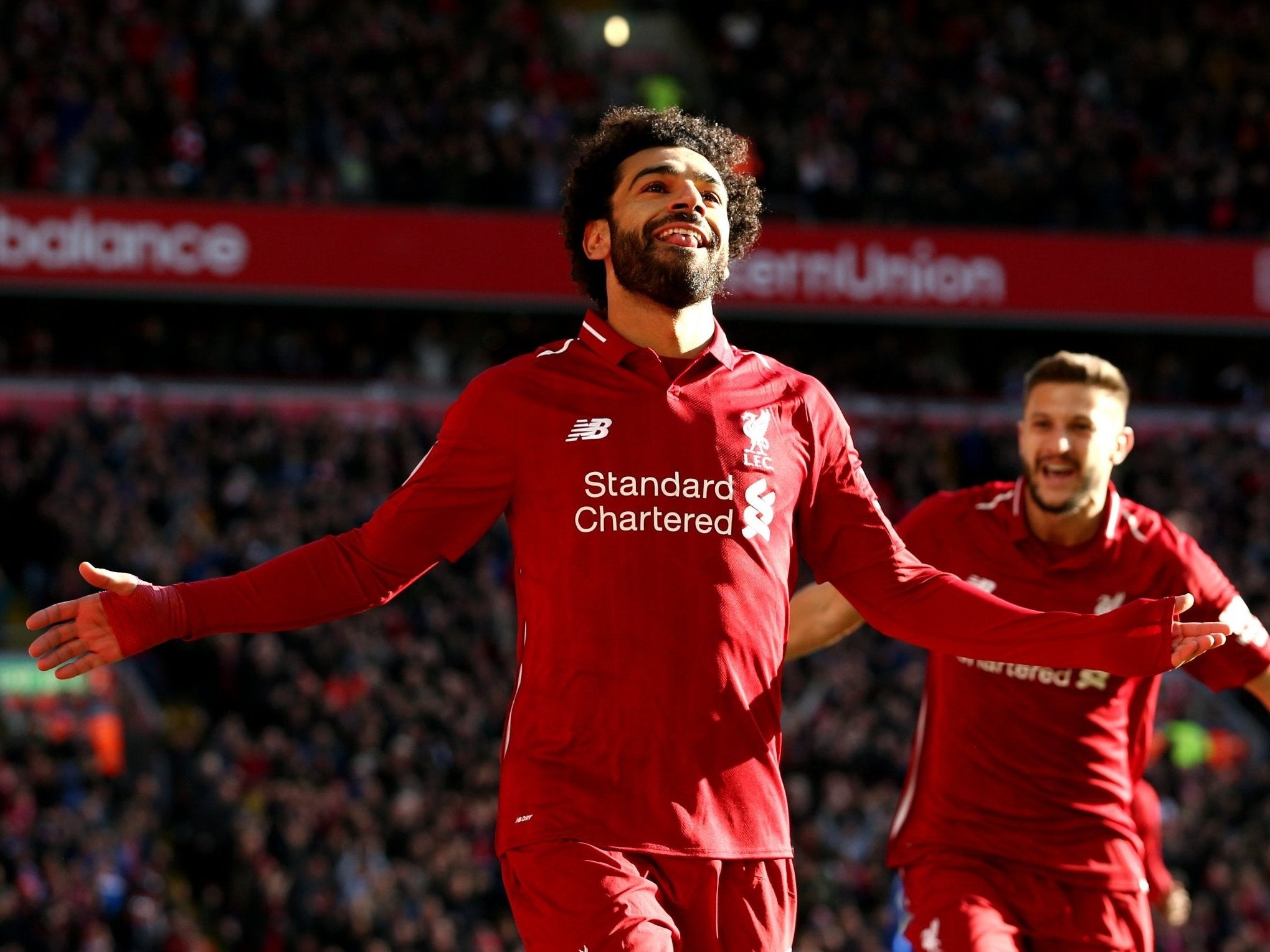 Mohamed Salah opened the scoring for the hosts