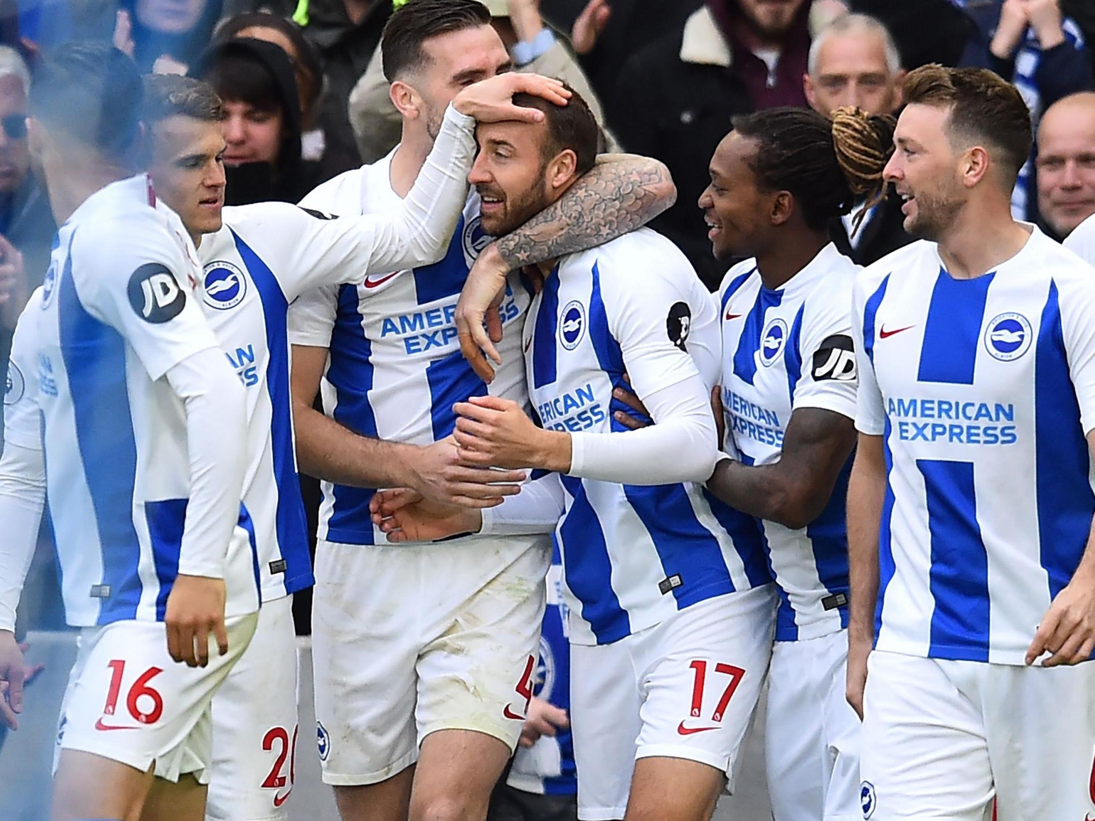 Glenn Murray scored his sixth goal of the season