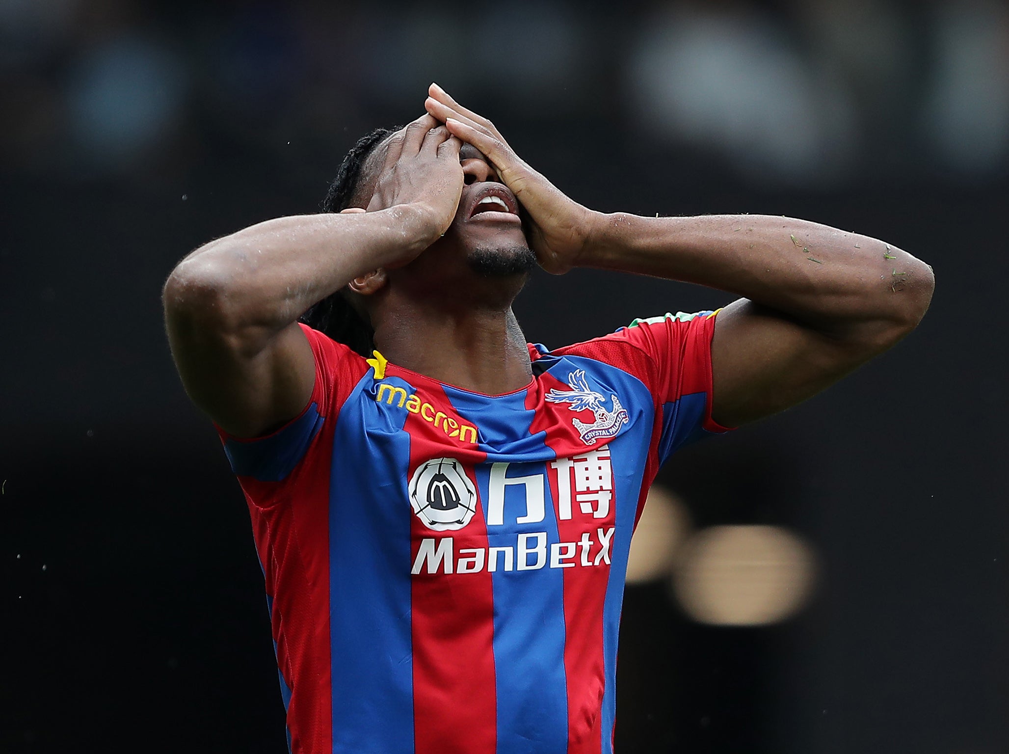 Zaha has been subjected to abuse online