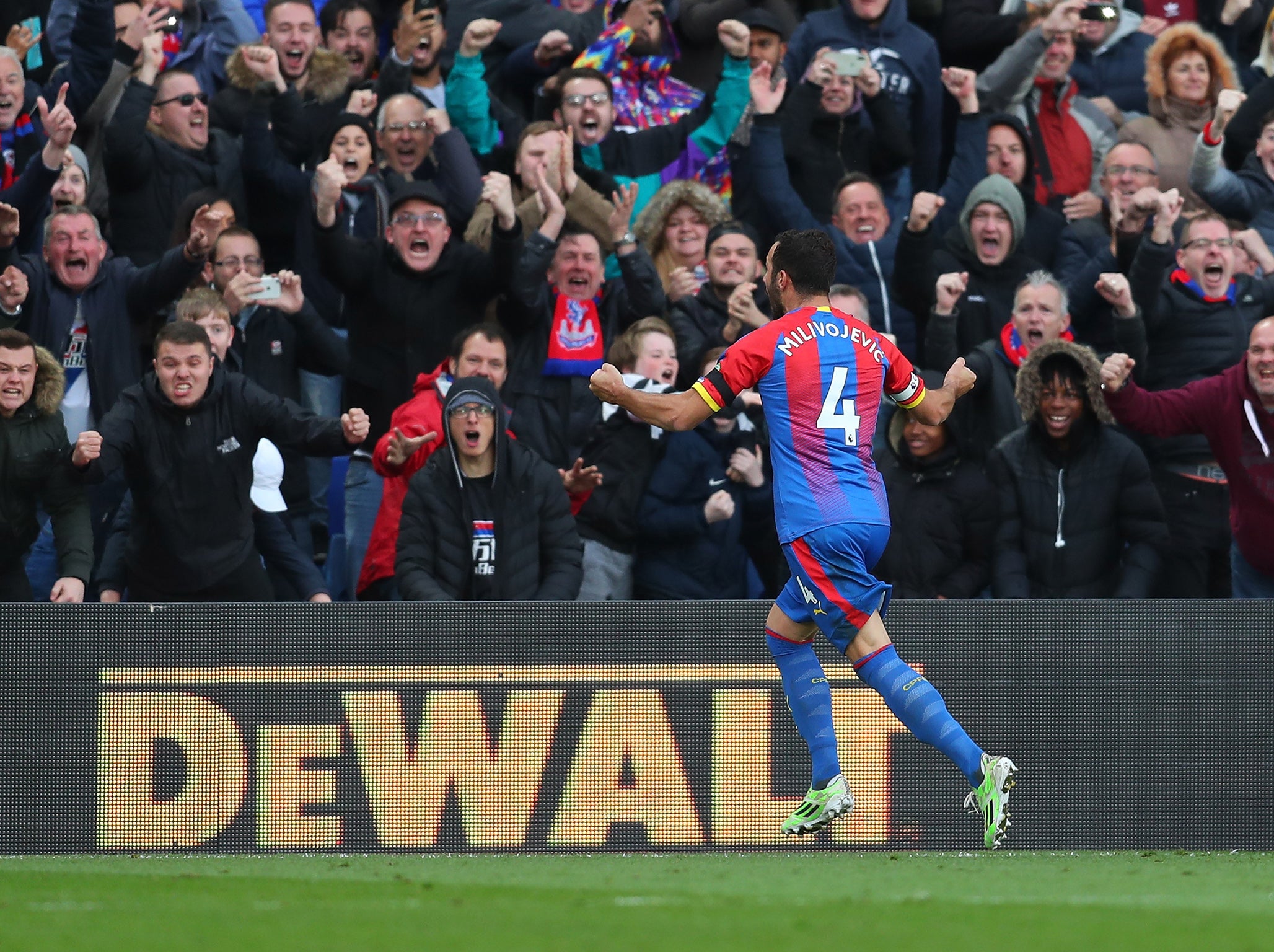 Milivojevic gave Palace an unlikely lead