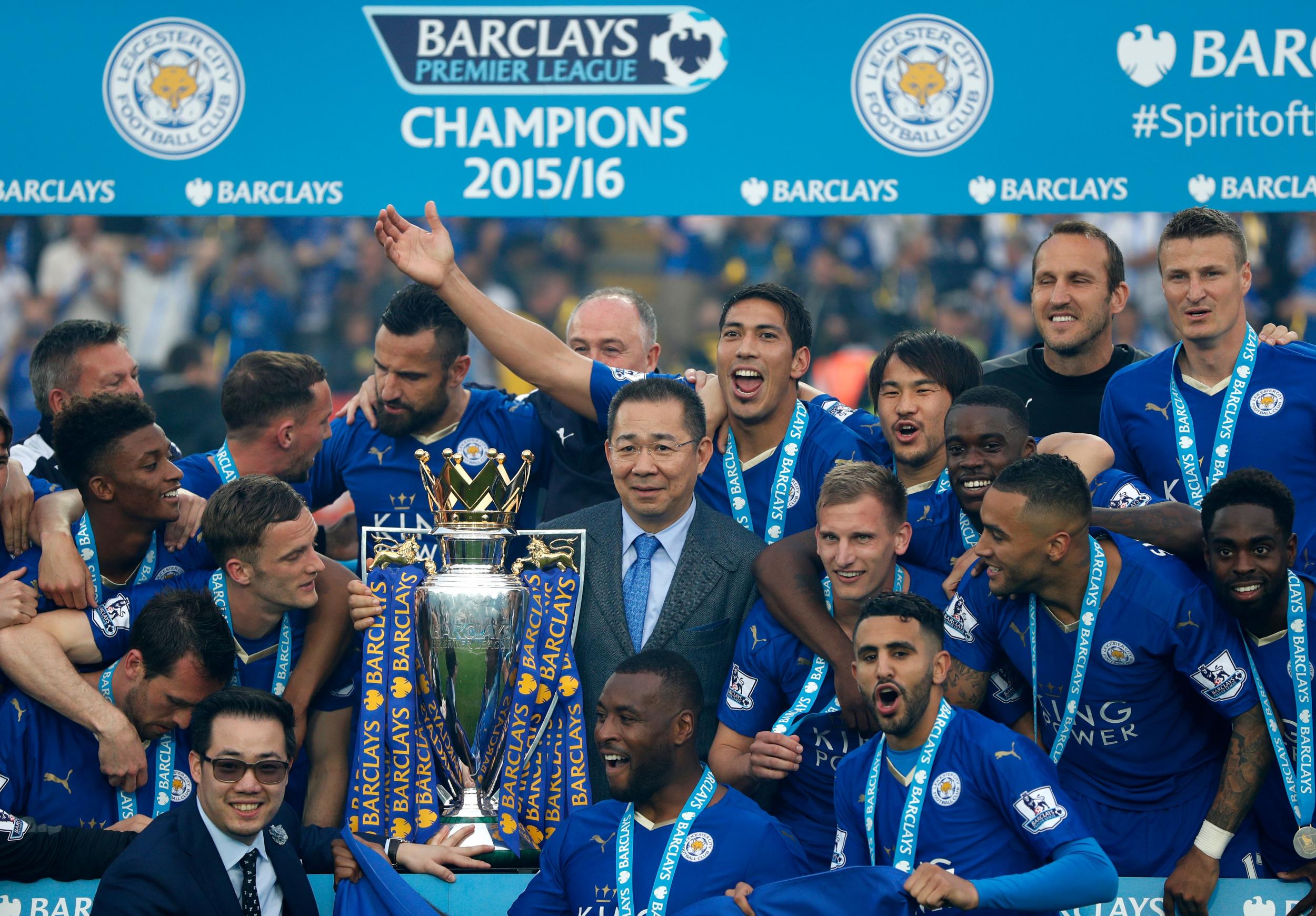 Leicester famously won the league in 2016