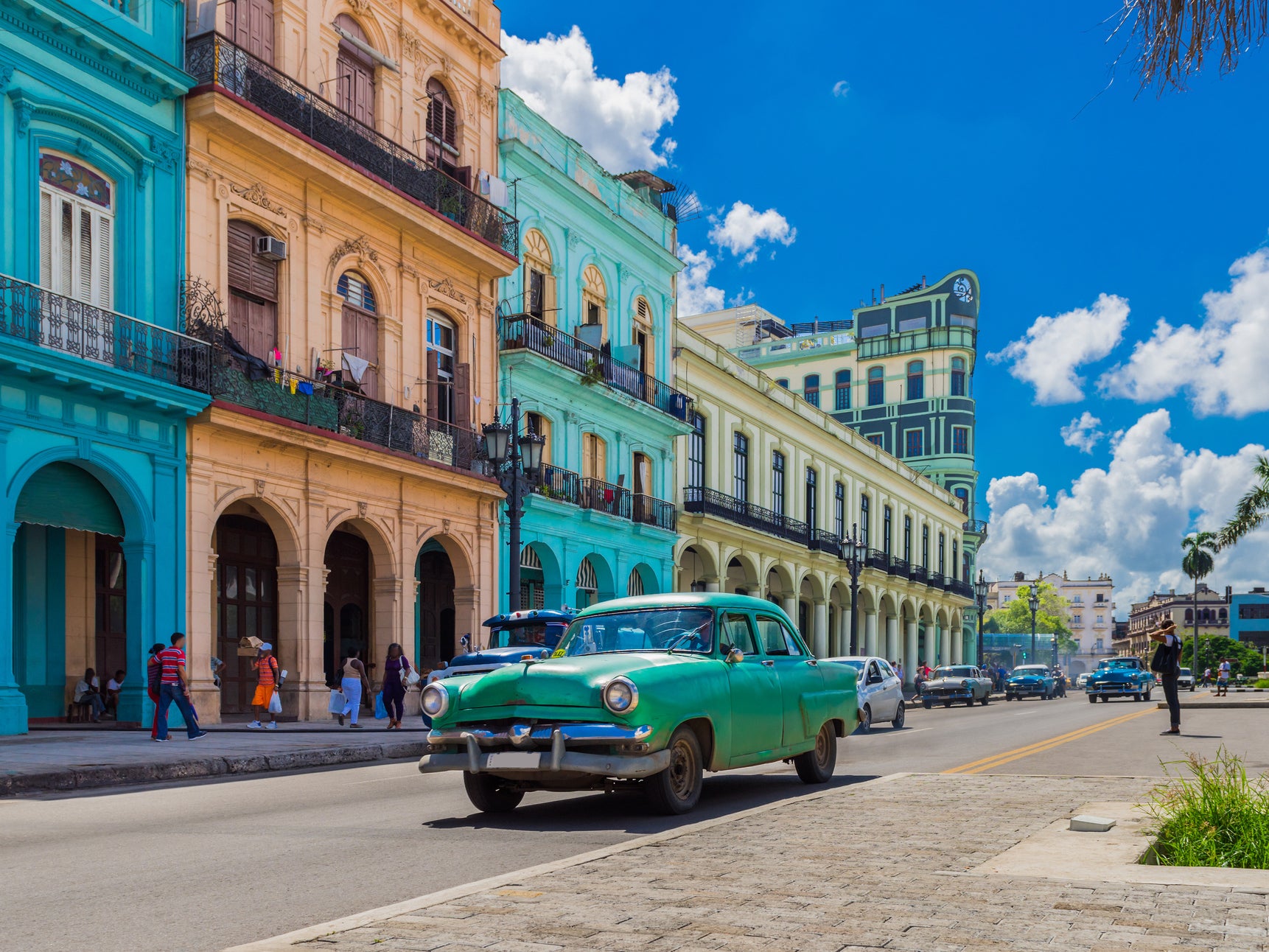 The colourful Havana cityscape is captivating