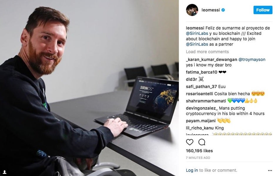 Sirin Labs landed footballing superstar Lionel Messi as a partner in 2017