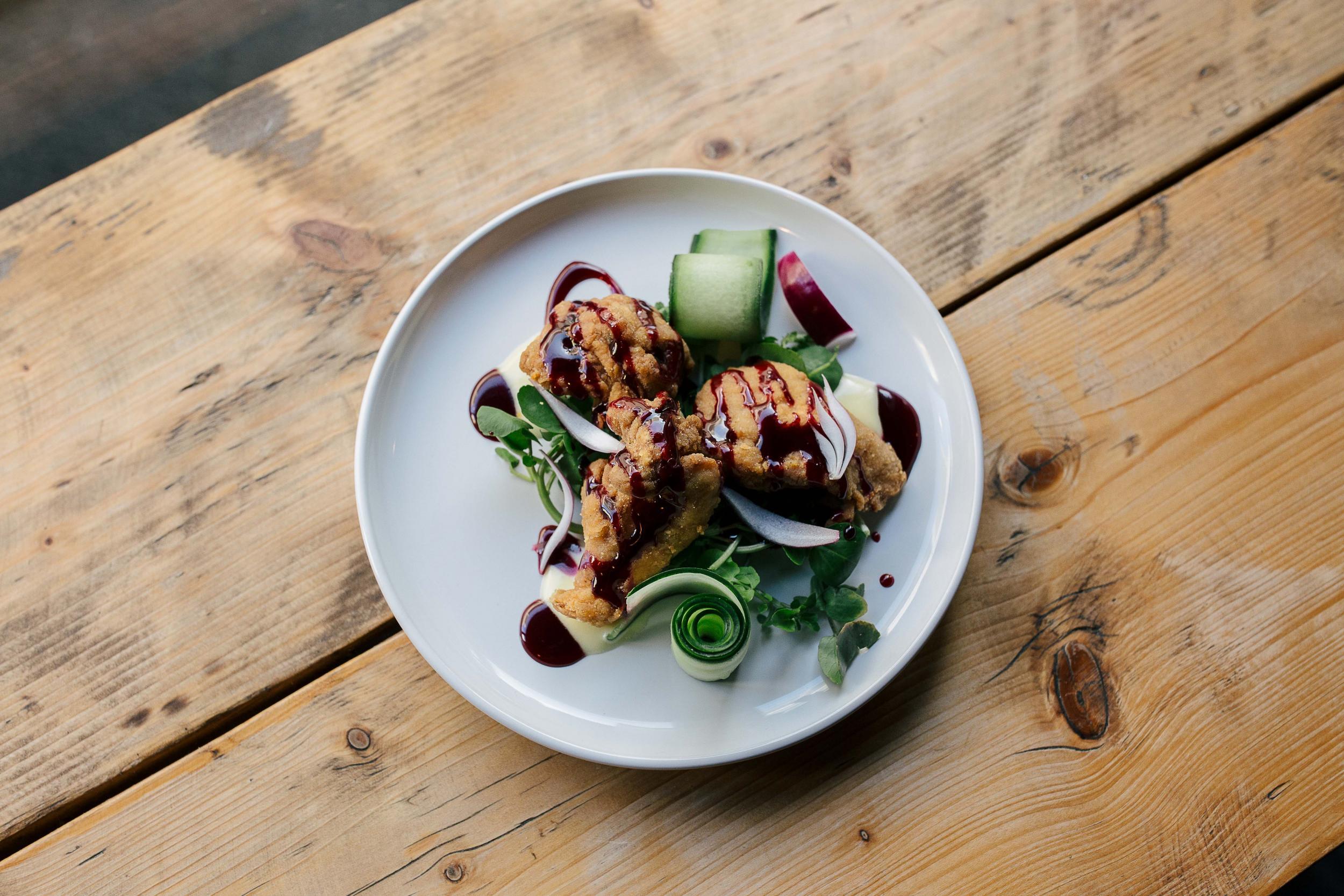 He creates Nigerian British fusion food