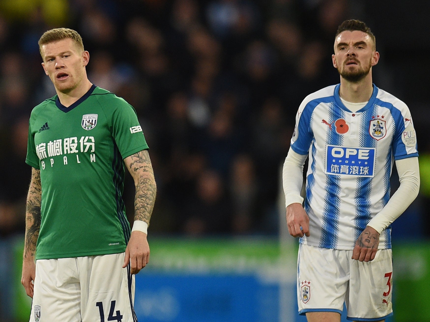 James McClean's shirt will not bear a poppy