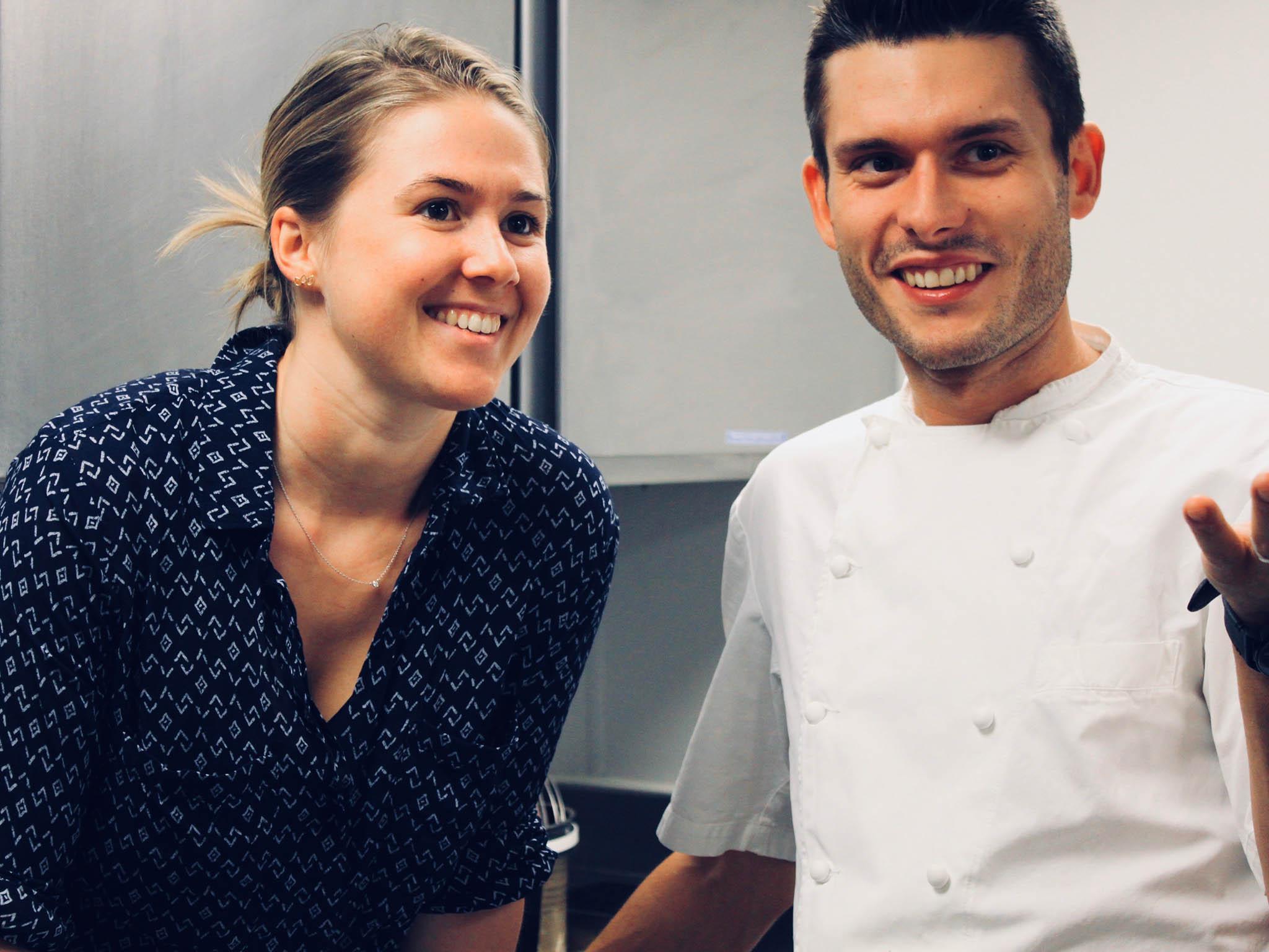 Emily Roux is front of house with her husband Diego Ferrari in the kitchen