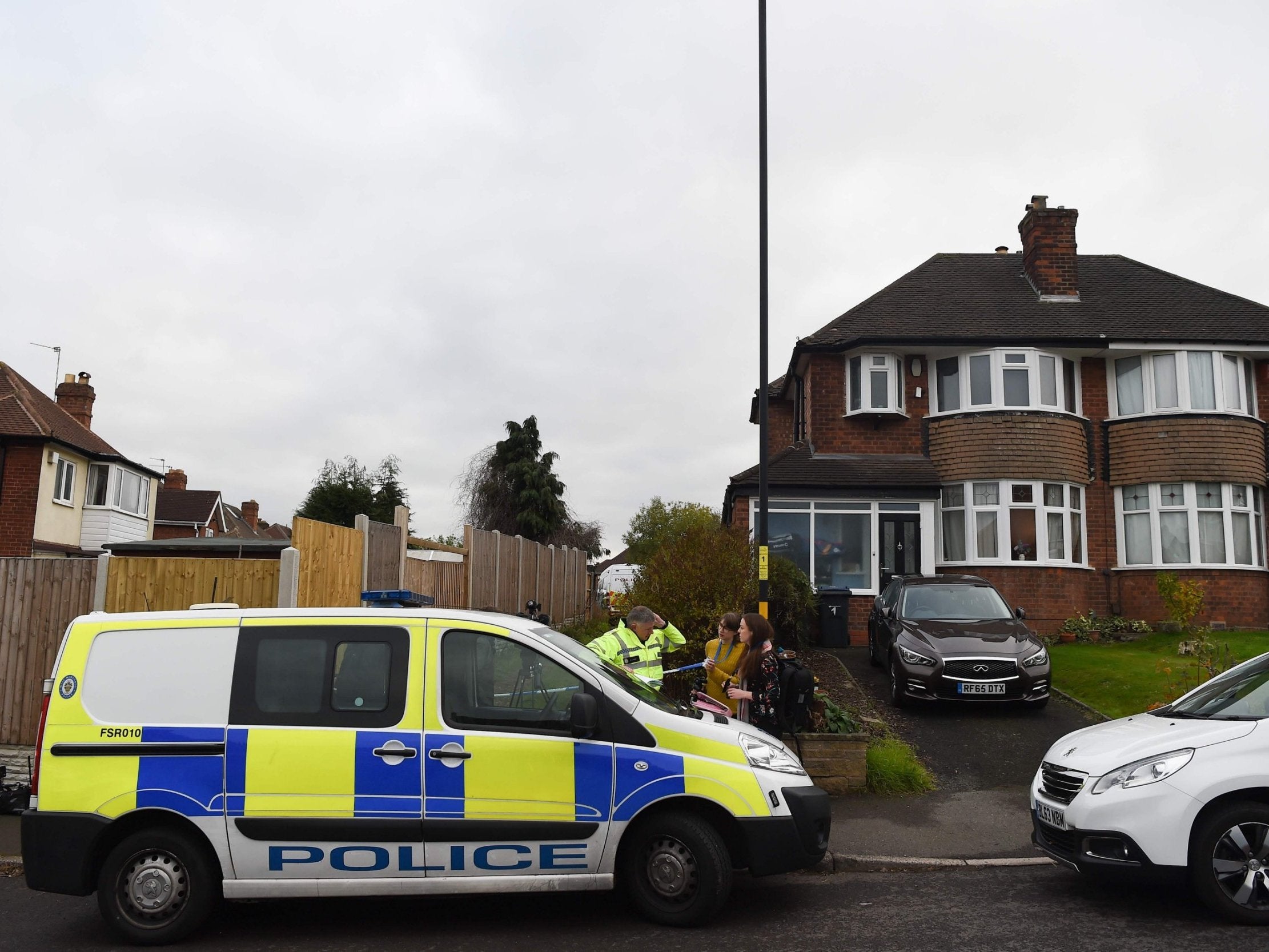 Suspect John Cannan’s mother’s former house in Sutton Coldfield