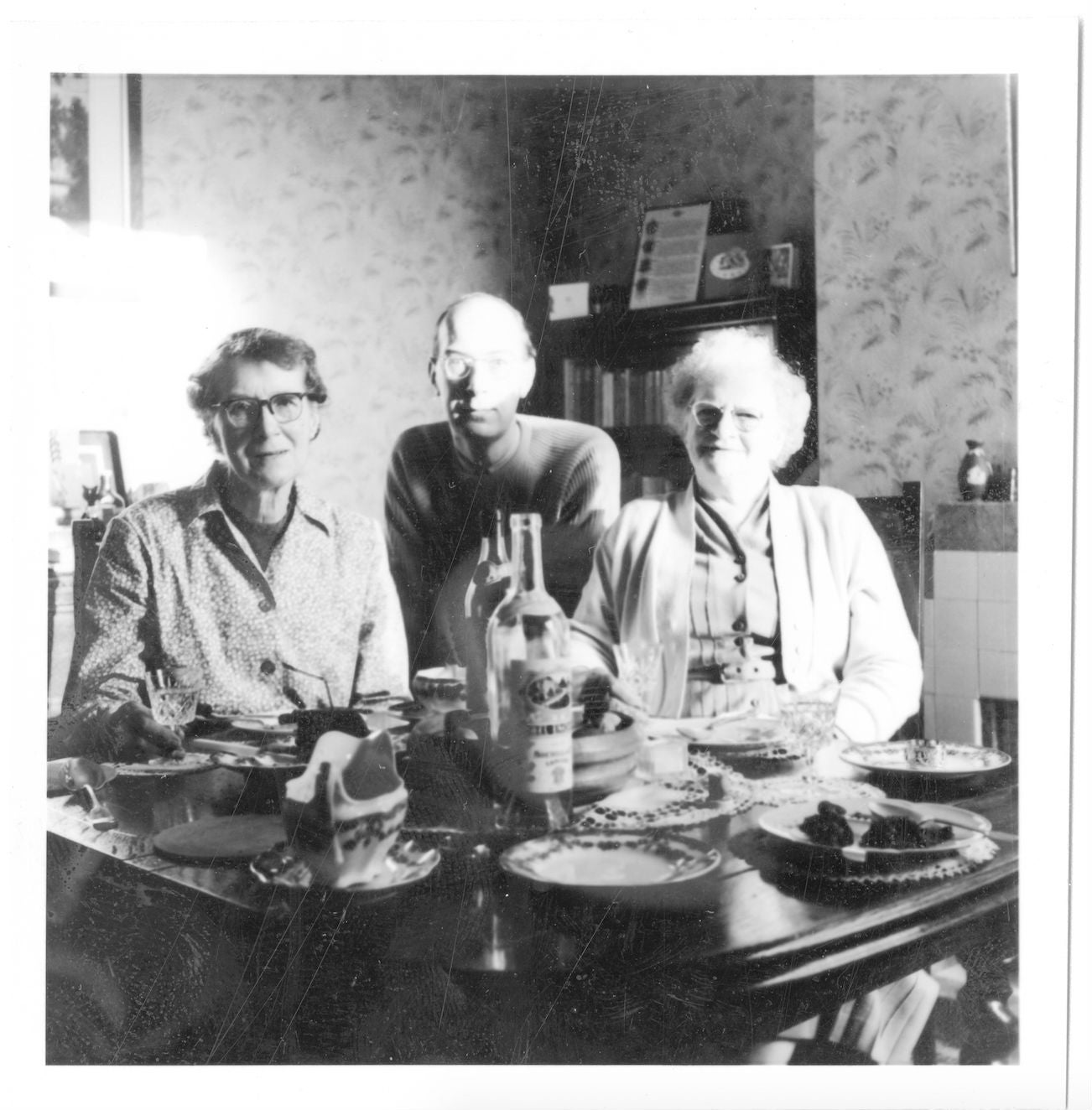 Larkin with his mother Eva and his aunt Nellie, 1958 (Estate of Philip Larkin)