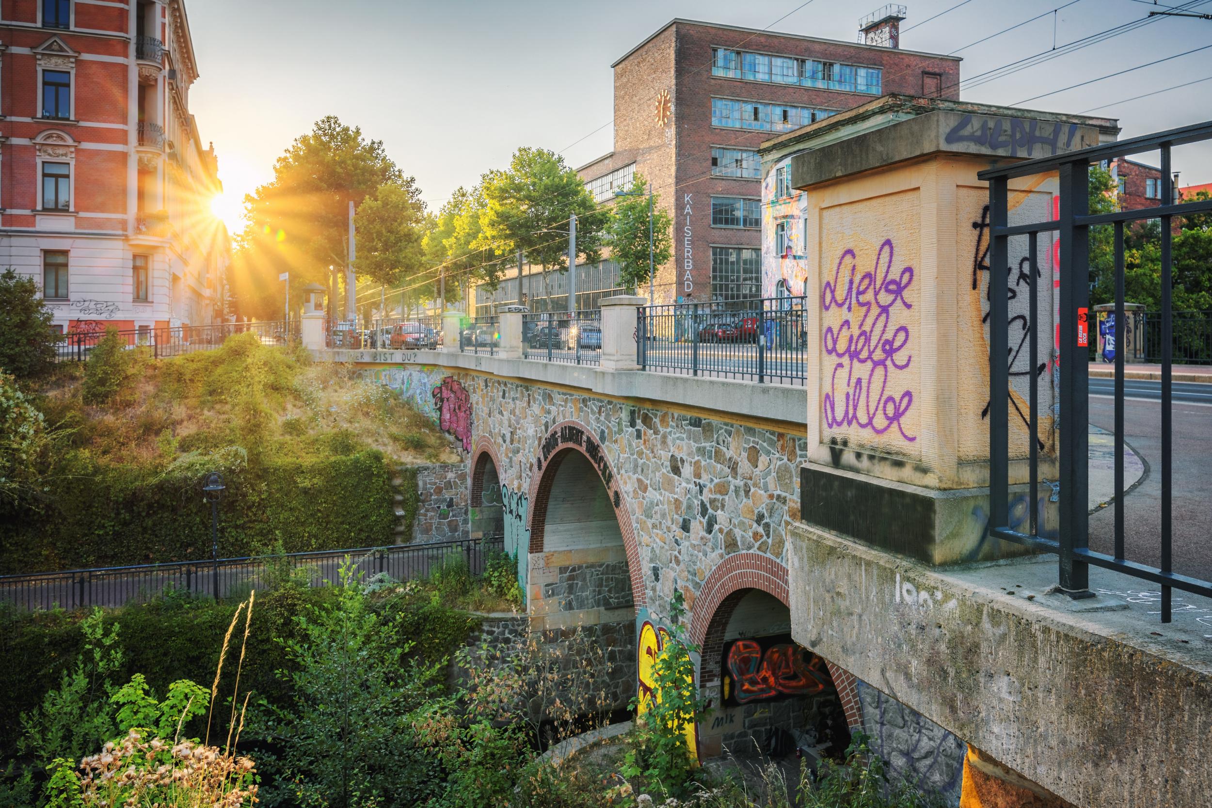 West Leipzig is home to the Kunstkraftwerk, an industrial building-turned-arts complex