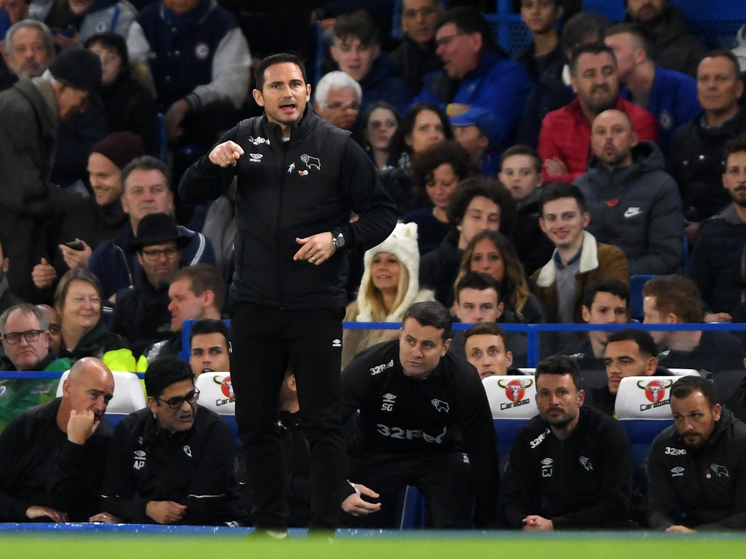 Lampard returned to Stamford Bridge on Wednesday night