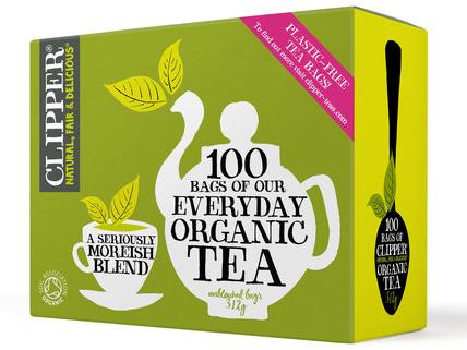 The new tea bags are already in production (Clipper)