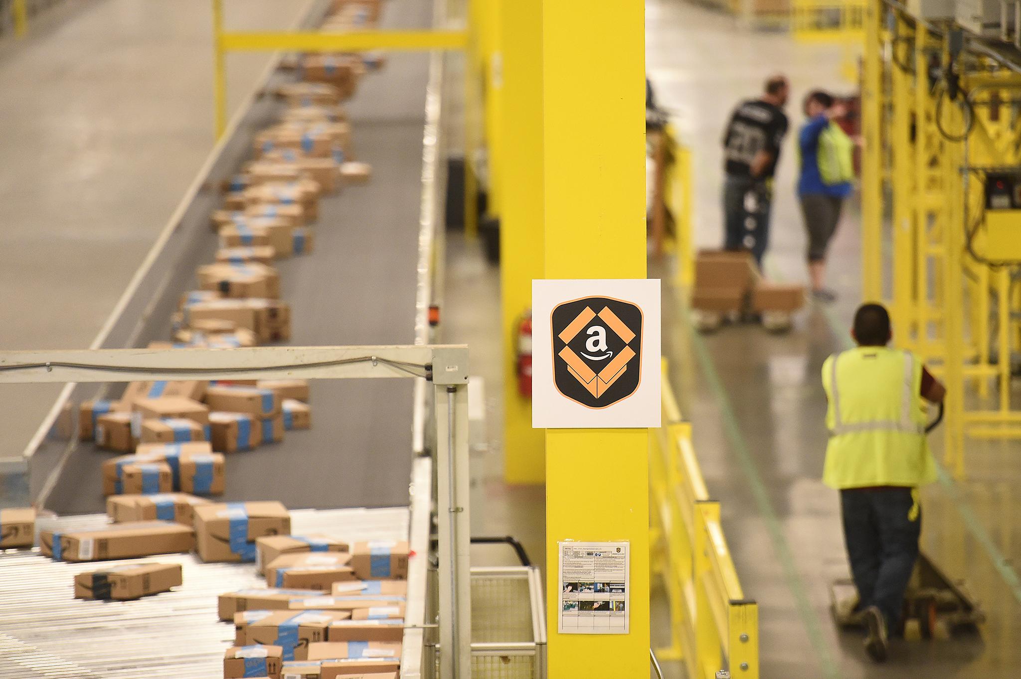 Ambulances have been called out to Amazon warehouses to tend to overworked staff