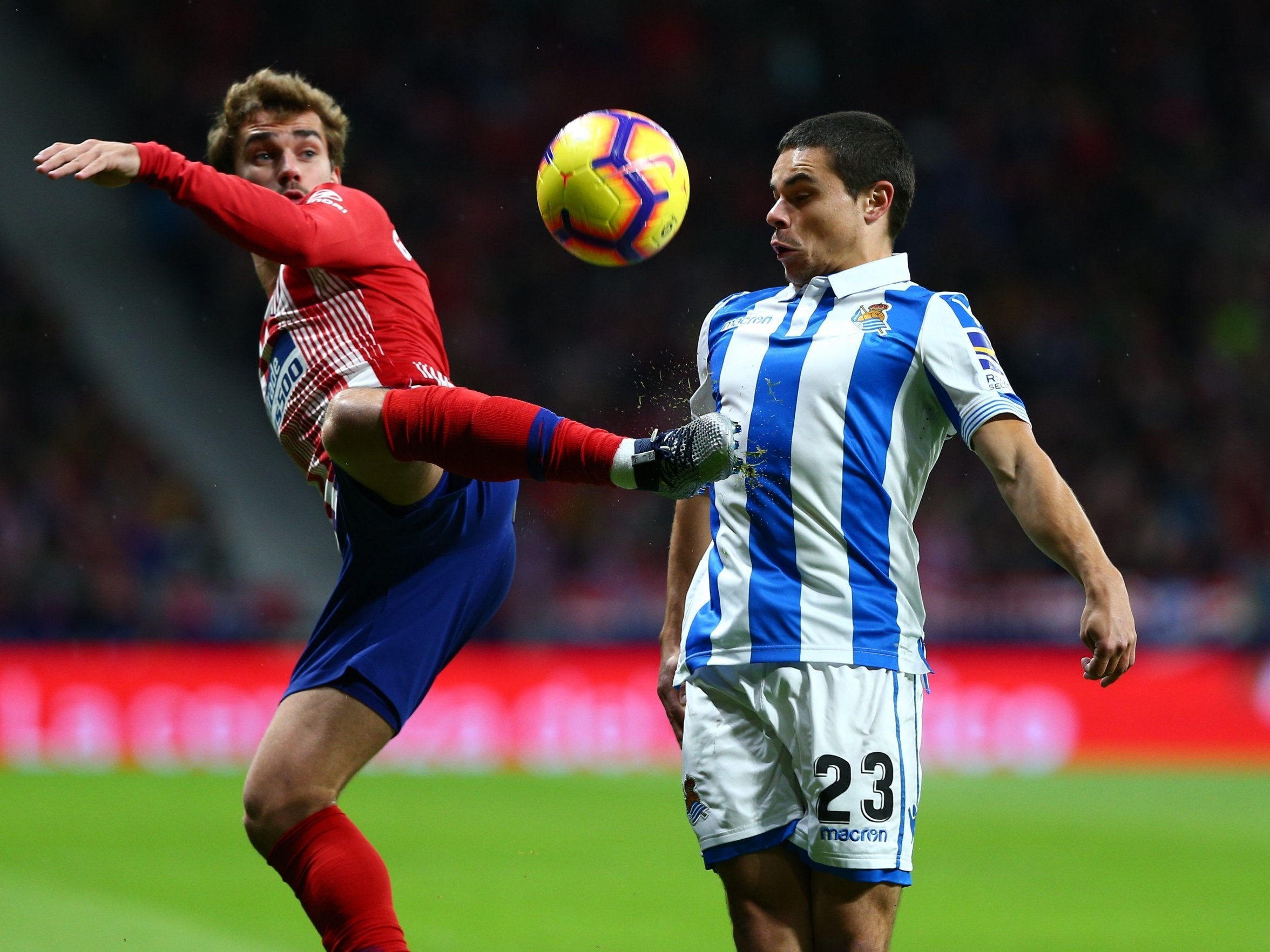 Sangalli made his senior debut for Sociedad in August