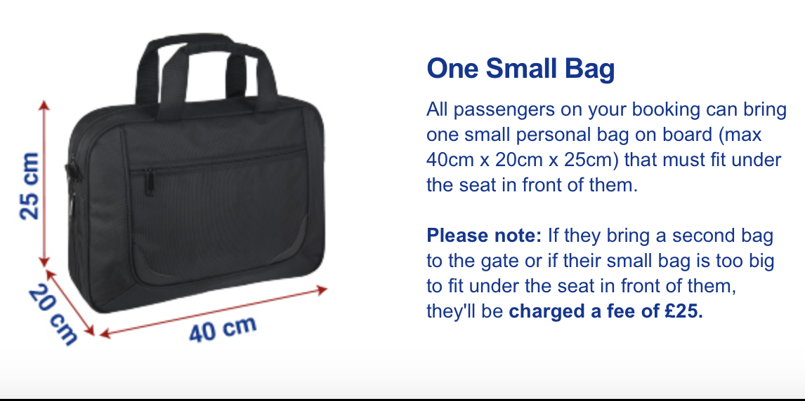 All change: Ryanair’s new dimensions for free carry-on baggage