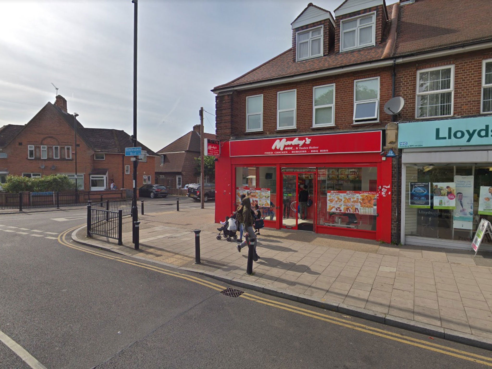 The teenager was found with knife wounds inside this Morley's fried chicken shop in Lewisham