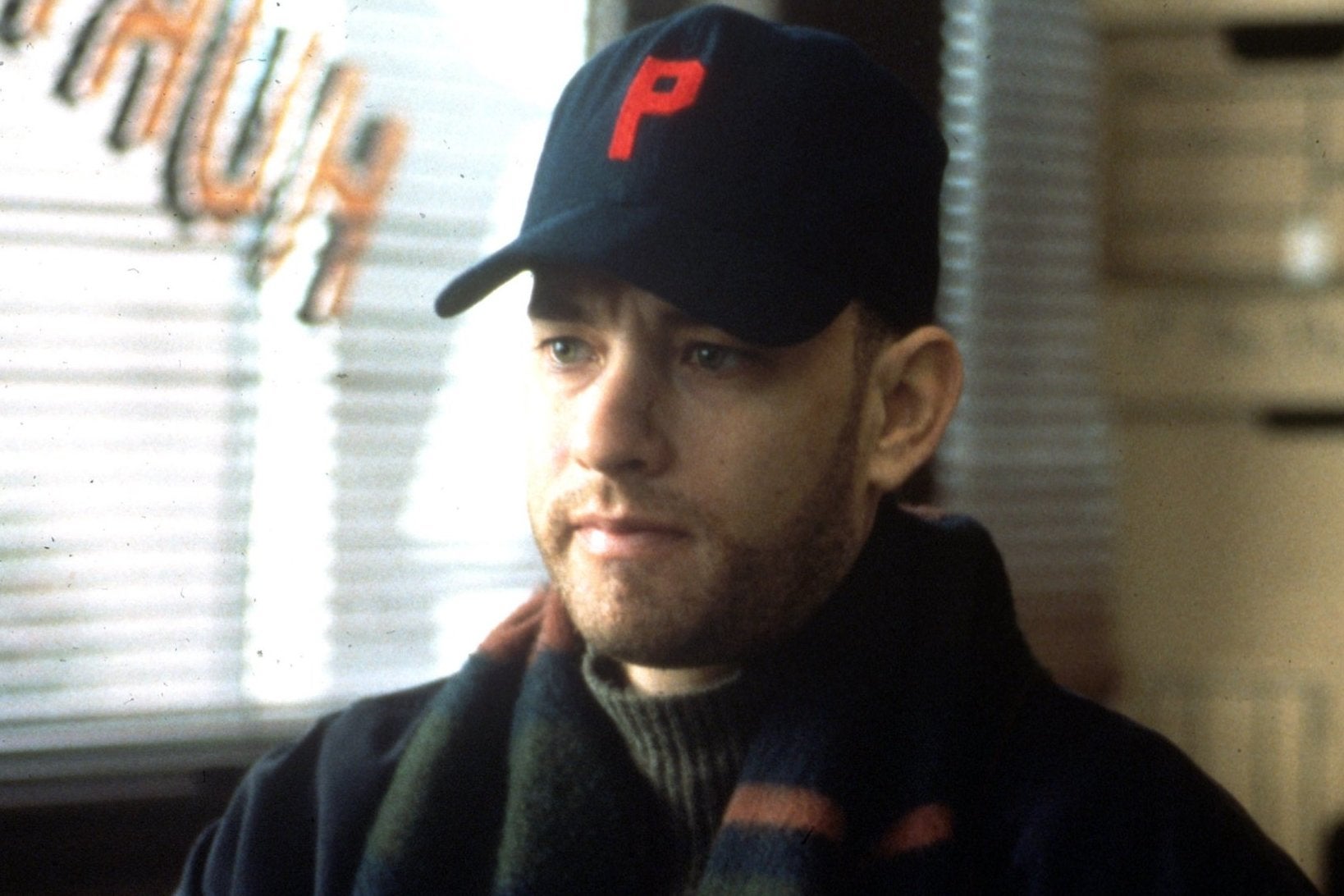 Courageous and upstanding: Hanks in 1993 drama ‘Philadelphia’ (Rex)