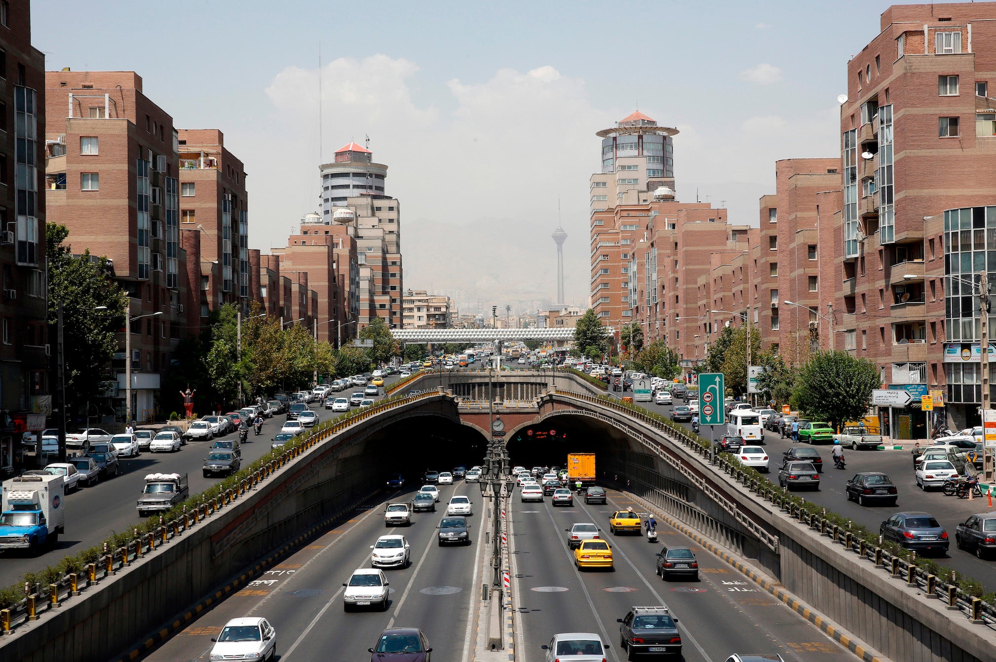 A highway in Tehran