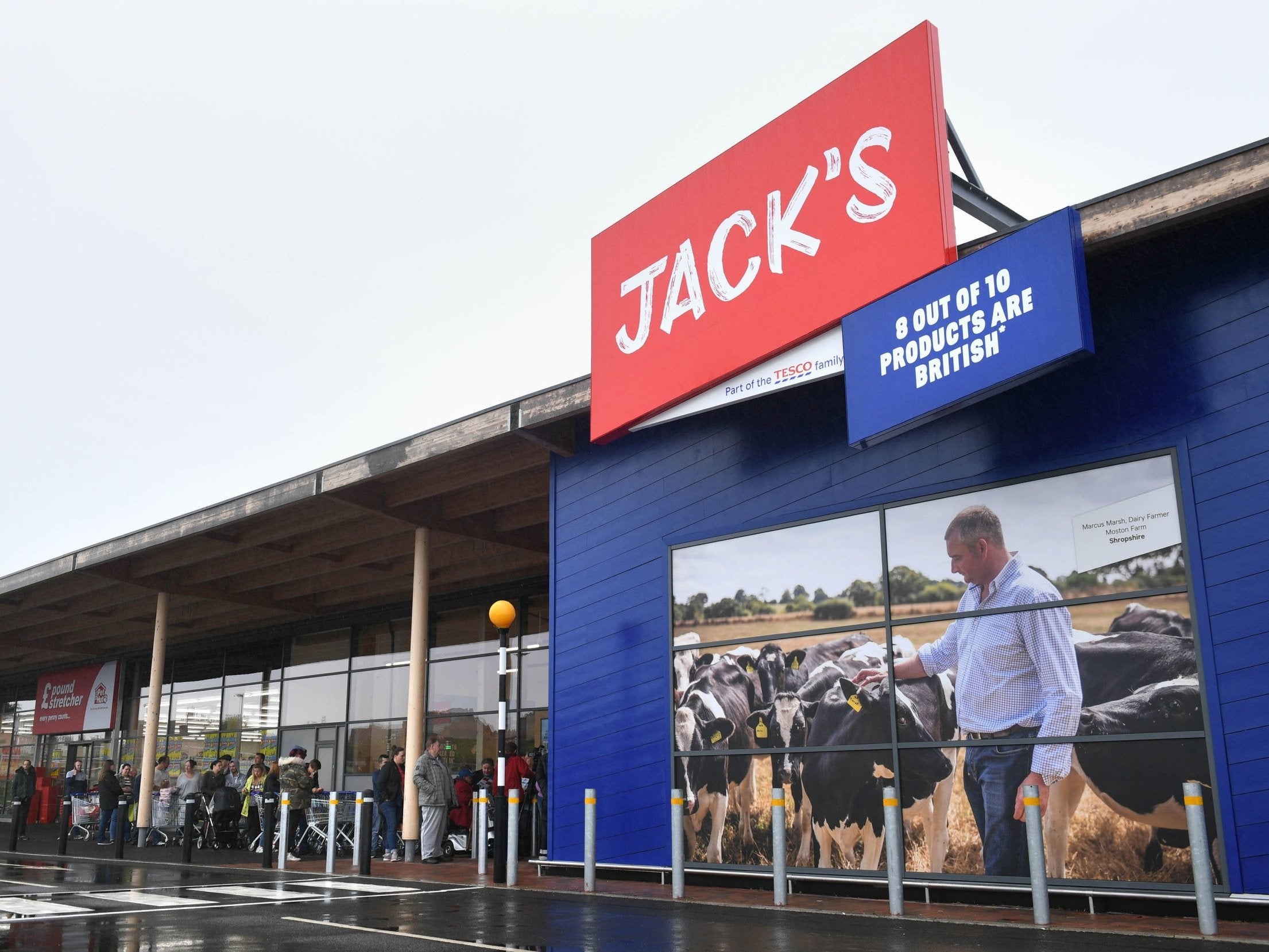 Tesco launched budget chain Jack's last year to compete with discounters