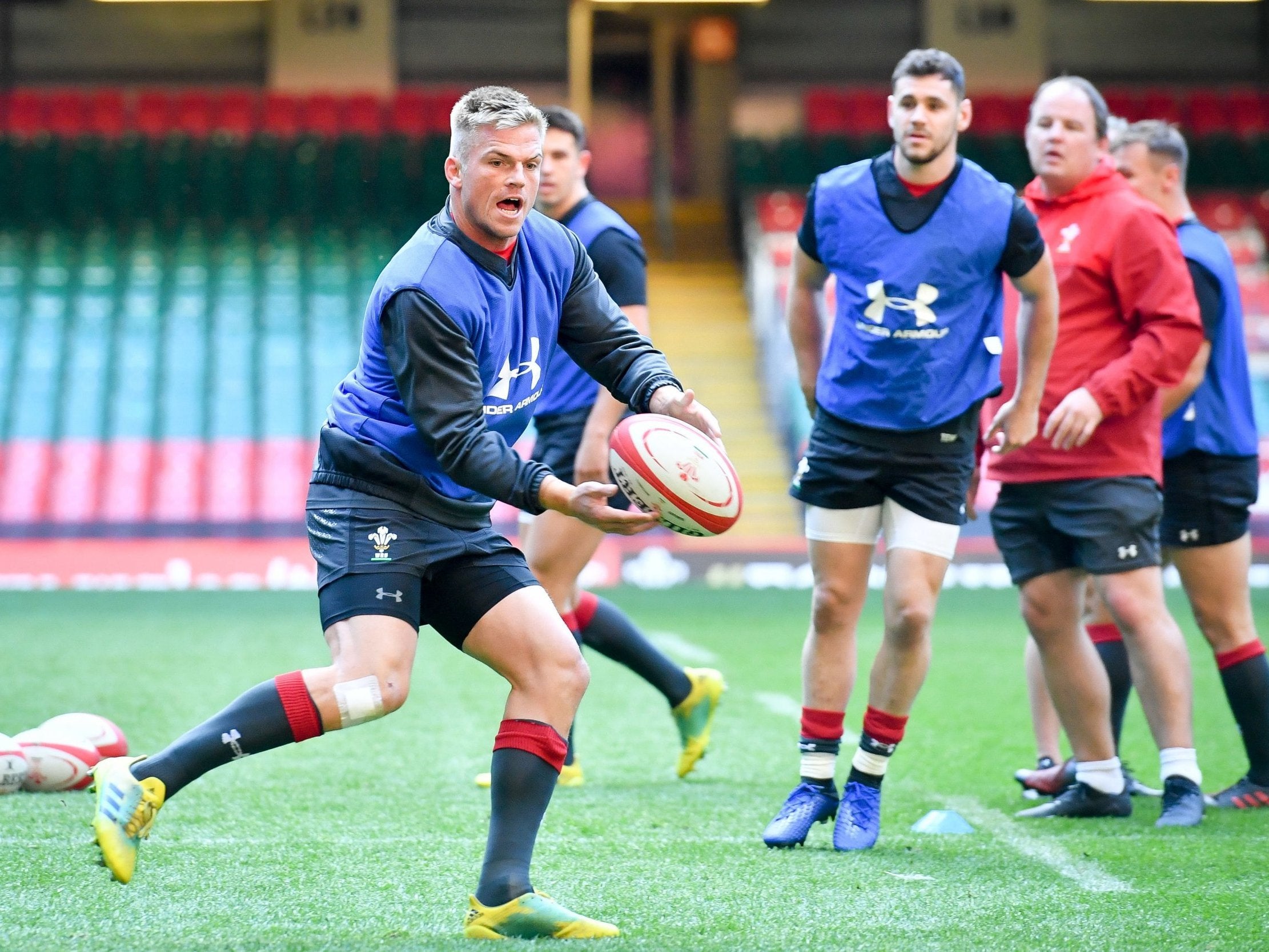 Gareth Anscombe starts at fly-half for Wales in their autumn international against Scotland