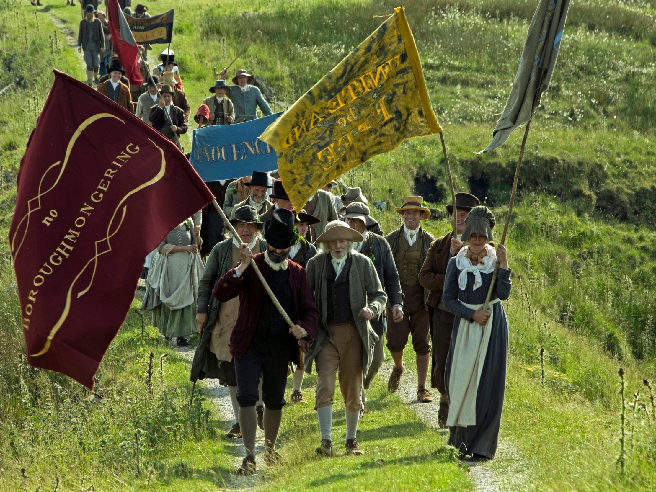 Mike Leigh’s 2018 historical drama ‘Peterloo’ is based on the Manchester masscre