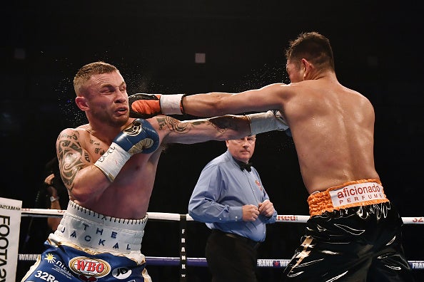 Carl Frampton outpointed Nonito Donaire last April