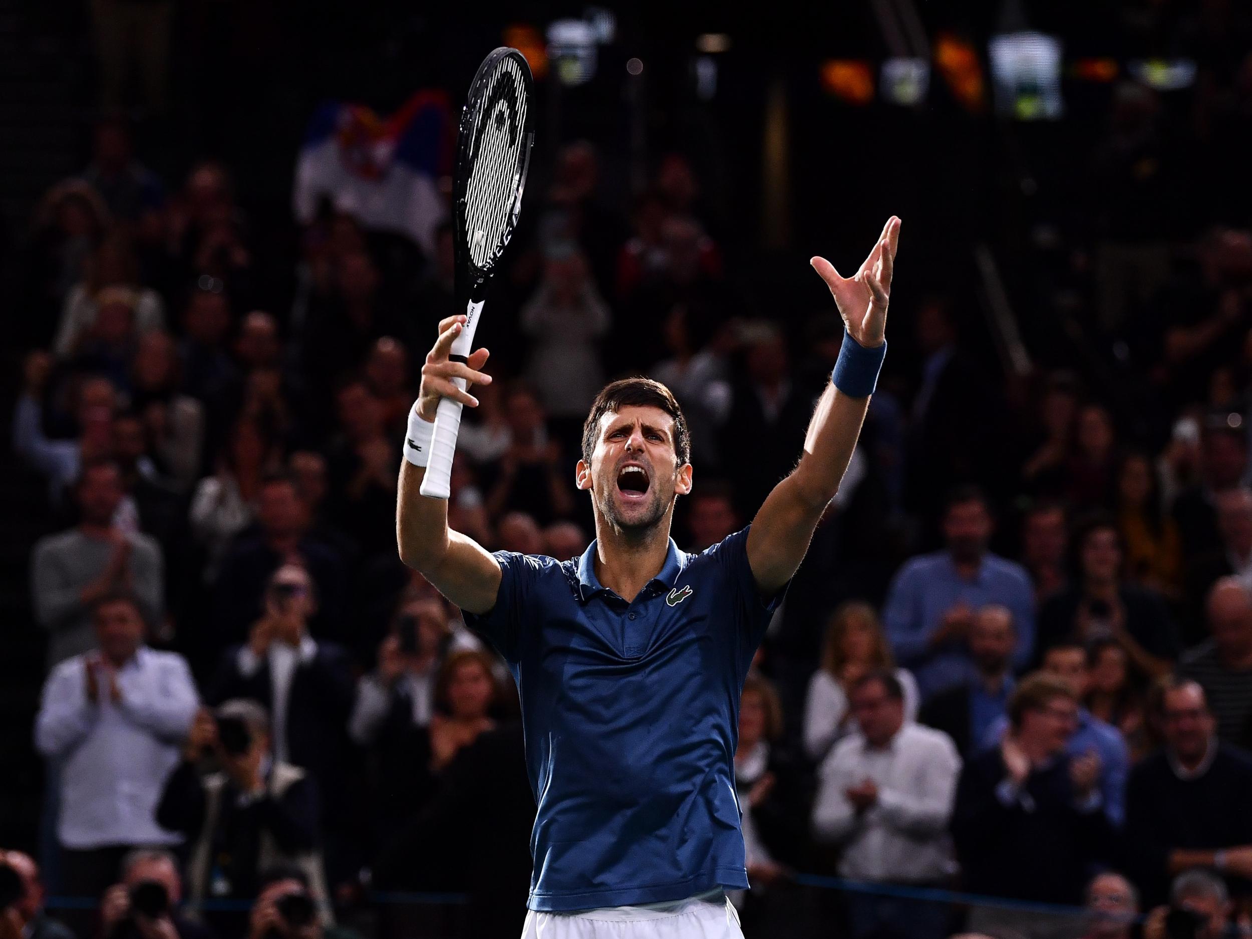 Novak Djokovic will play Dominic Thiem in the final